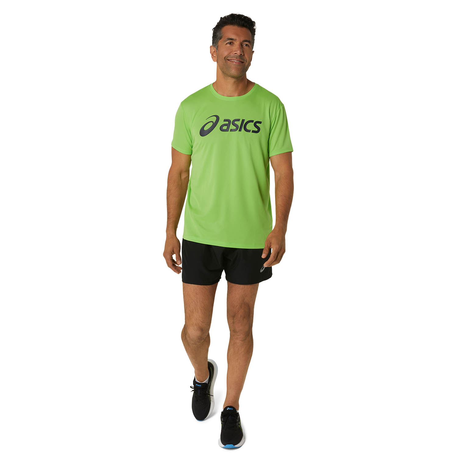 Asics Core Maglietta Electric Lime/French Blue