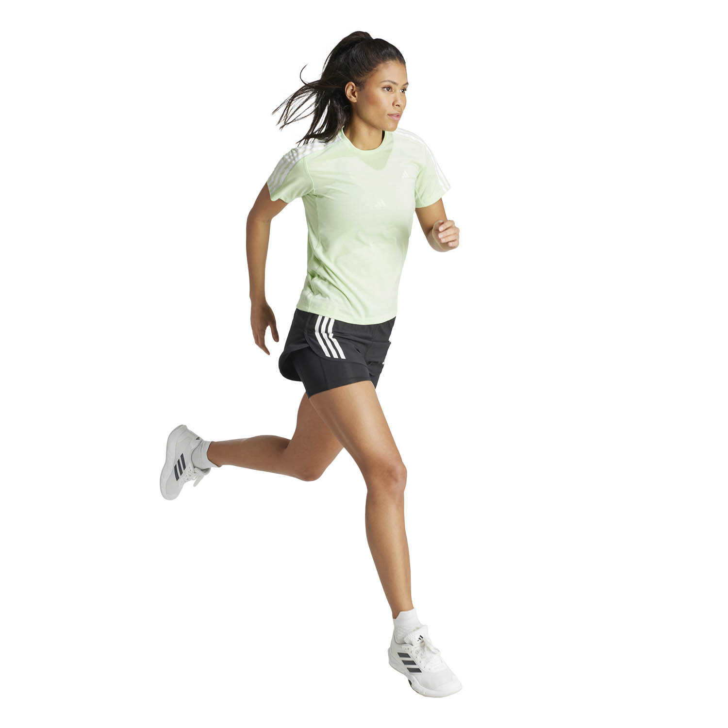 adidas 3S Own The Run Maglietta Semi Green Spark