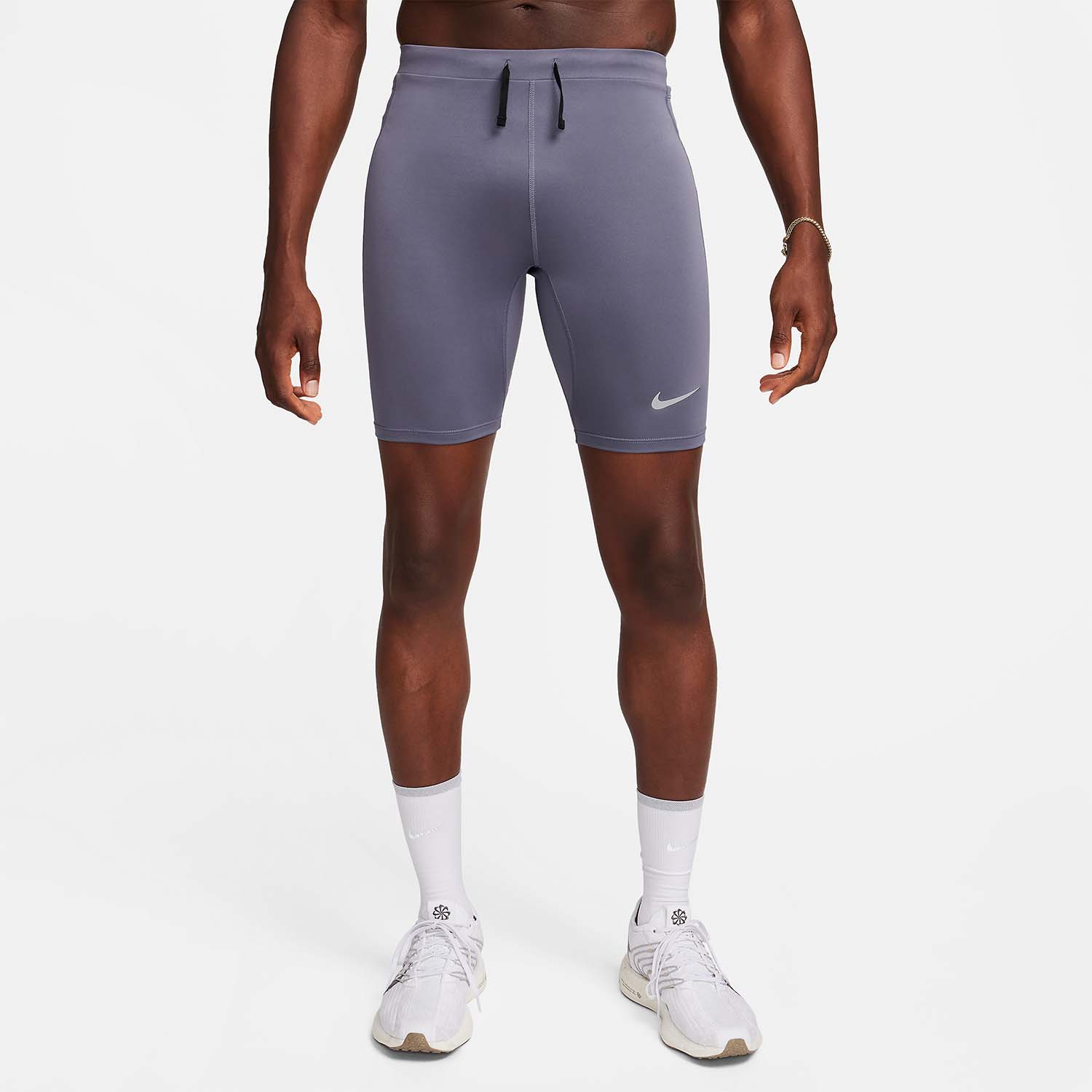 Nike Dri-FIT Fast 8in Pantaloncini Light Carbon/Reflective Silver