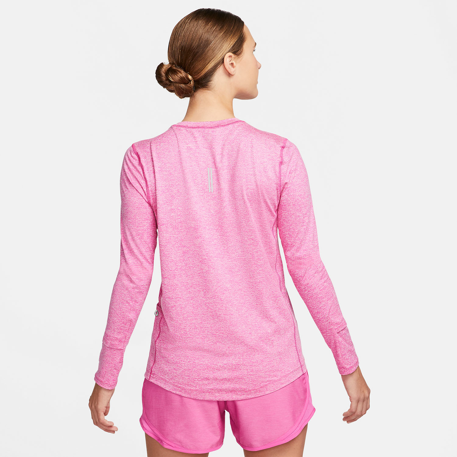 Nike Element Crew Maglia Active Fuchsia/Reflective Silver