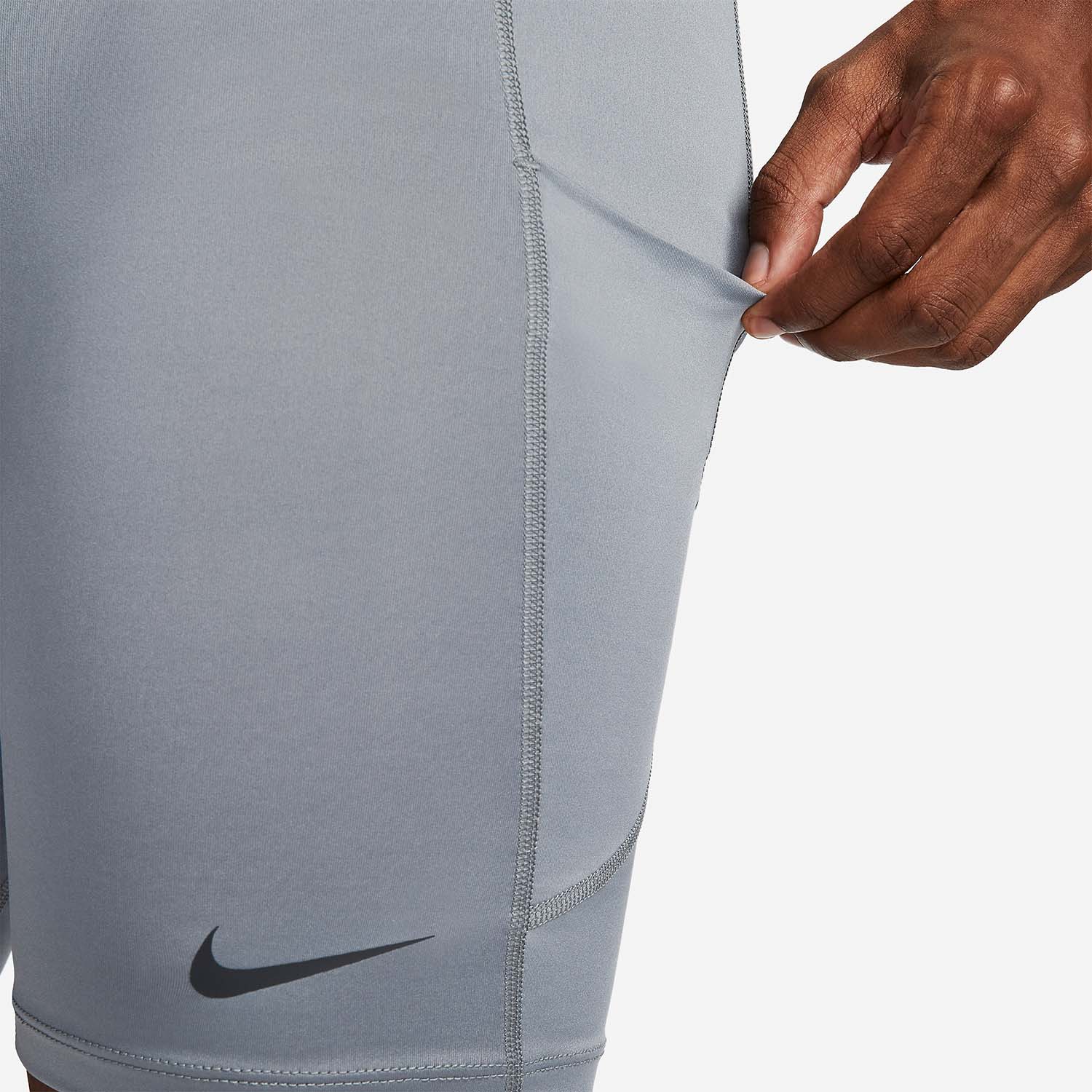 Nike Pro Calzamaglia Corta Smoke Grey/Black