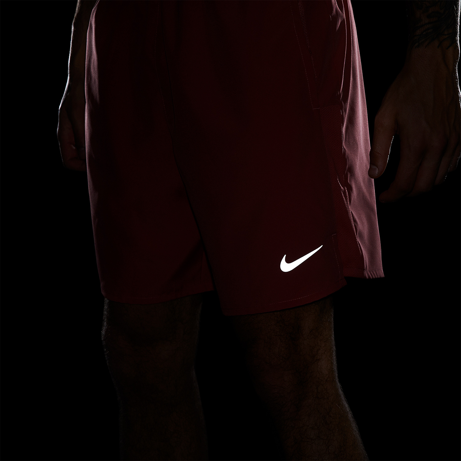 Nike Challenger Logo 7in Pantaloncini Adobe/Black/Reflective Silver