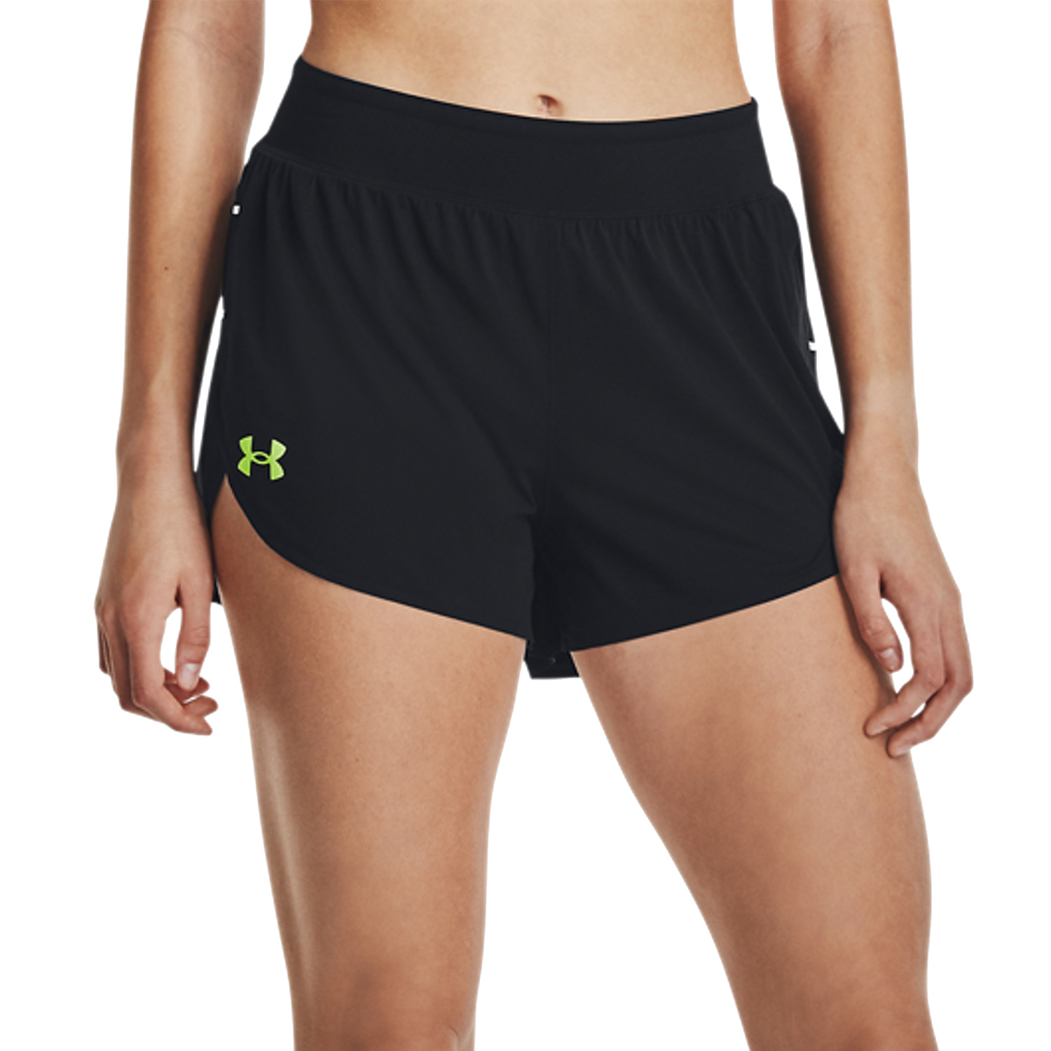 Under Armour Pro Elite 3in Pantaloncini Black/Lime Surge