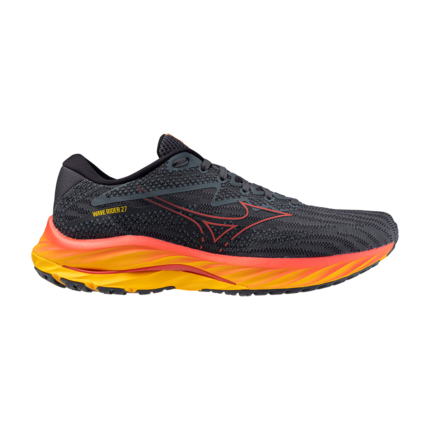 Mizuno Wave Rider 27 Turbulence/Cayenne/Citrus