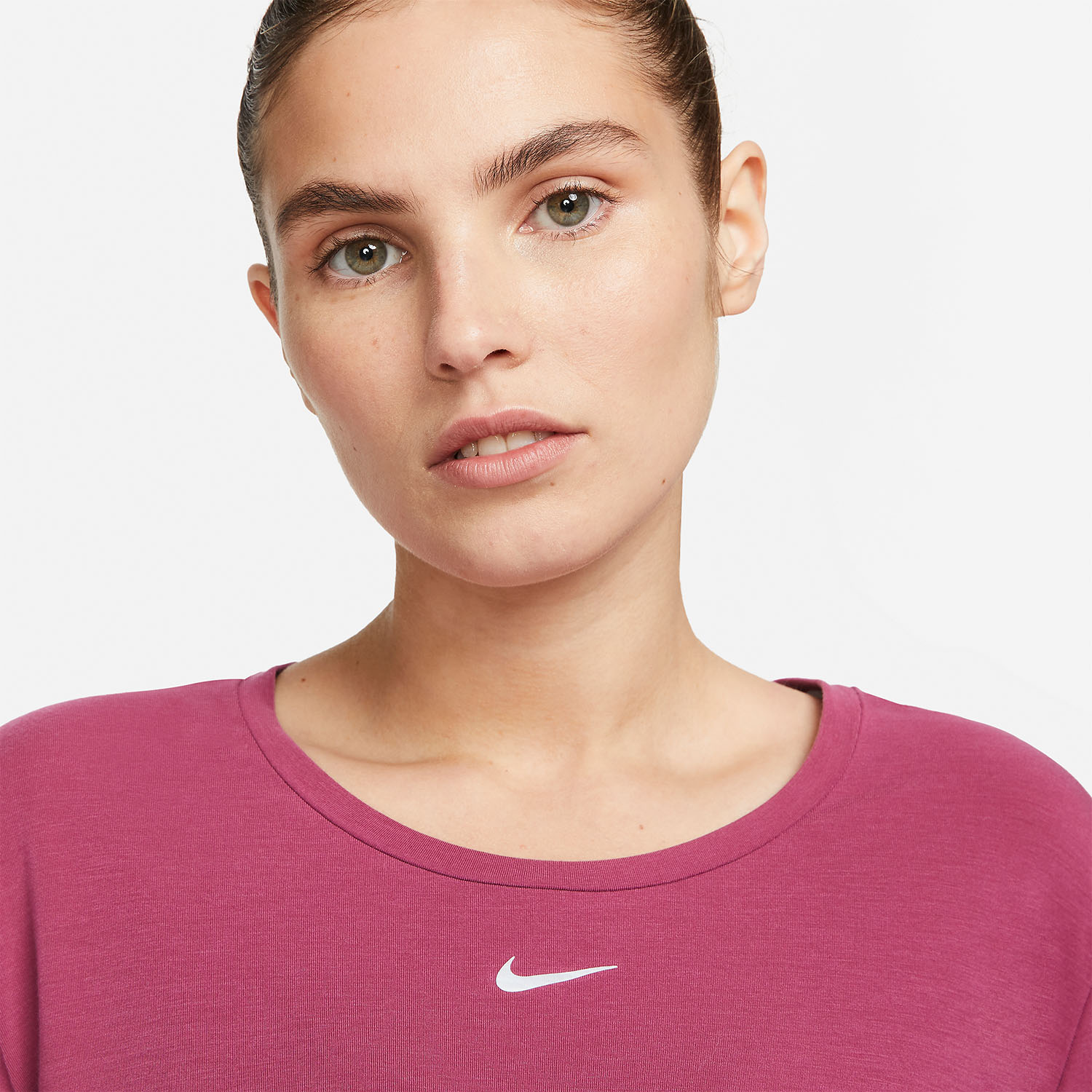 Nike Dri-FIT One Luxe Maglia Rosewood/Reflective Silver