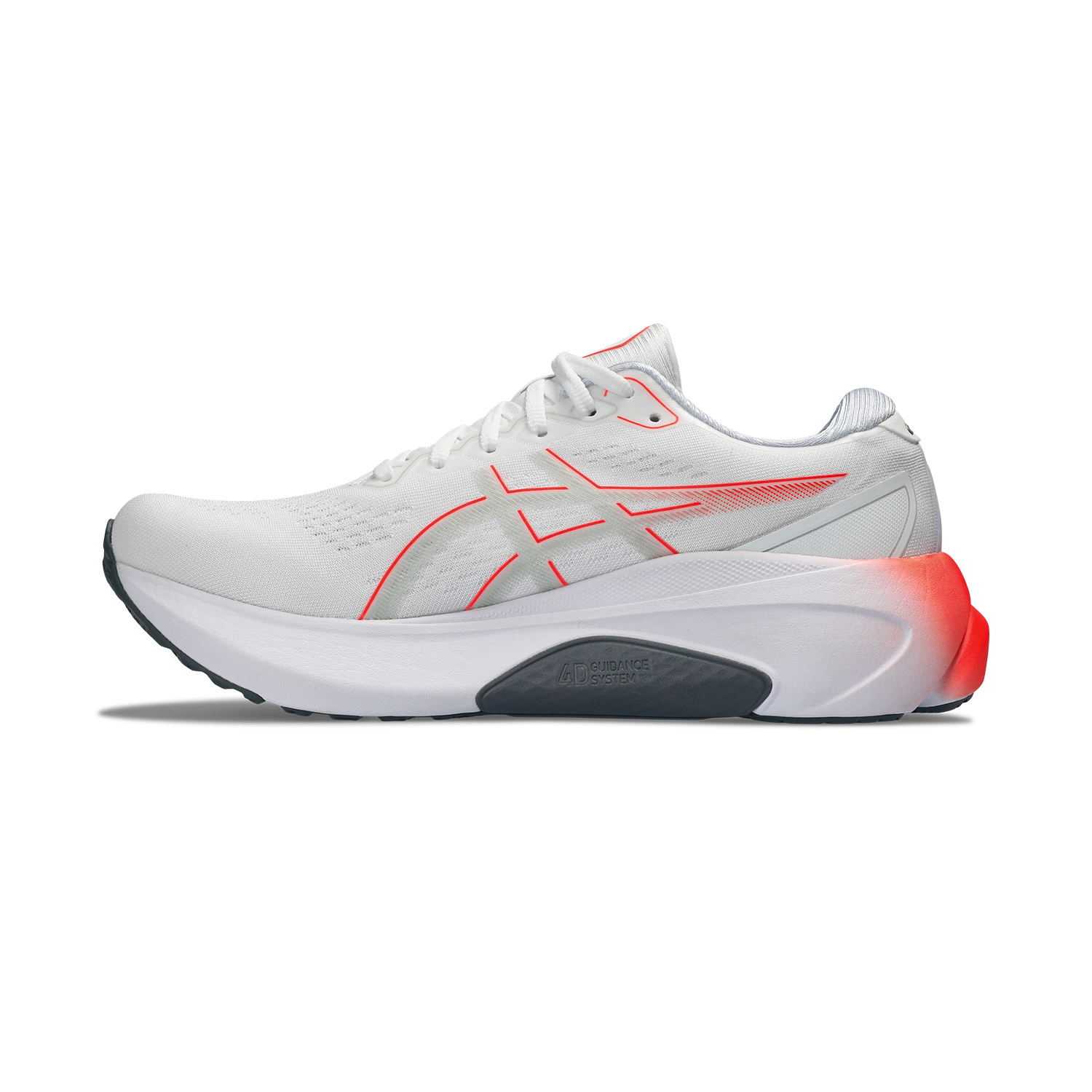 Asics Gel Kayano 30 White/Sunrise Red