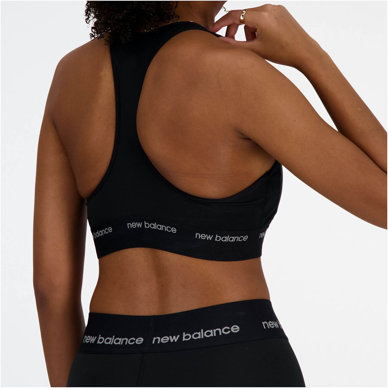 New Balance Sleek Pace Reggiseno Sportivo Black