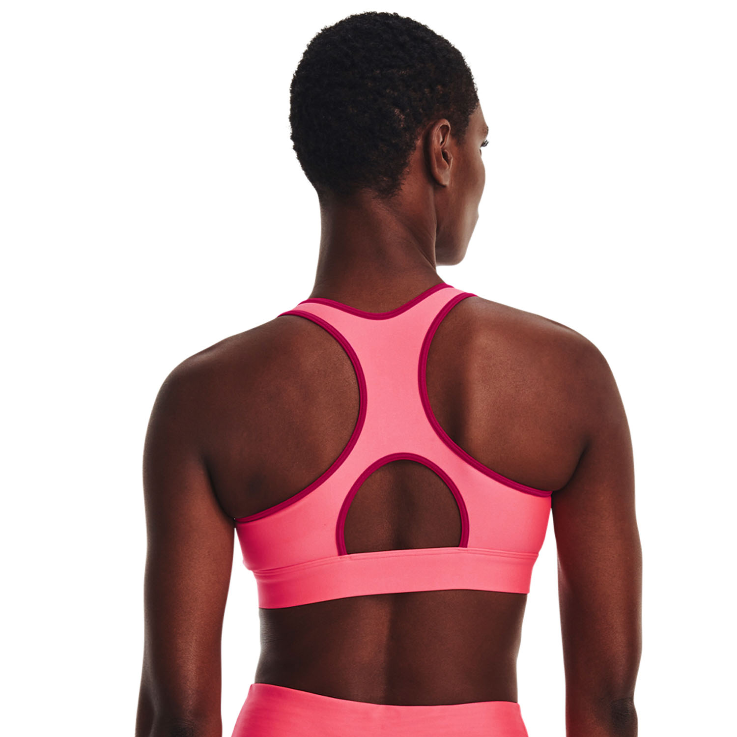 Under Armour Authentics Reggiseno Sportivo Pink Shock/Fury