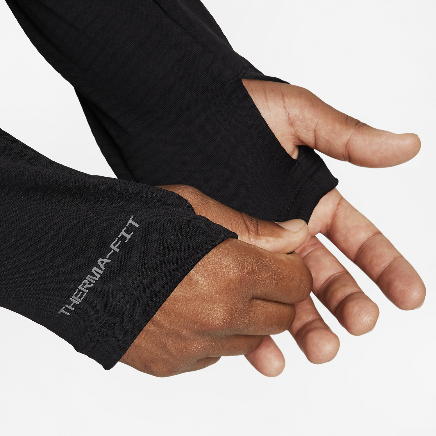 Nike Therma-FIT Element Maglia Black/Reflective Silver