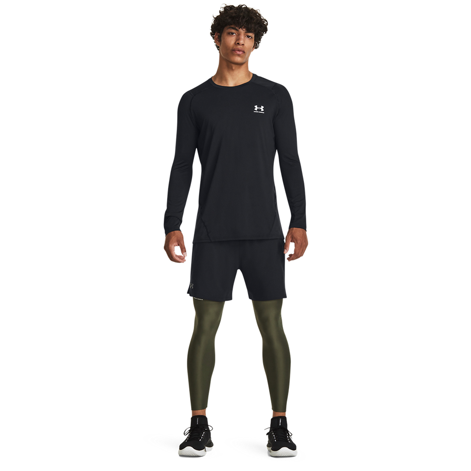 Under Armour HeatGear Calzamaglia Marine Od Green/Black