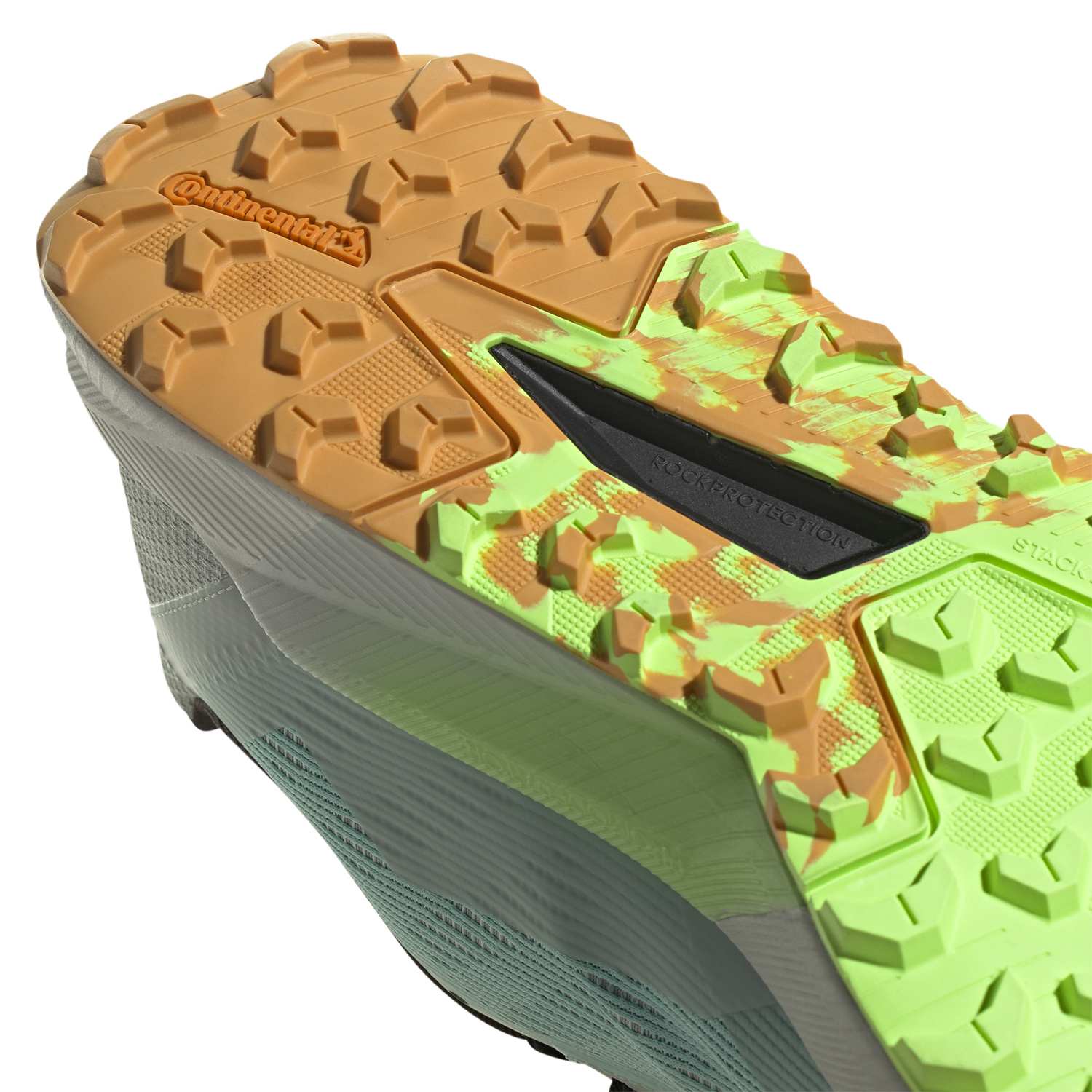 adidas Terrex Agravic Flow 2 GTX Semi Flash Aqua/Wonder Silver/Lucid Lemon