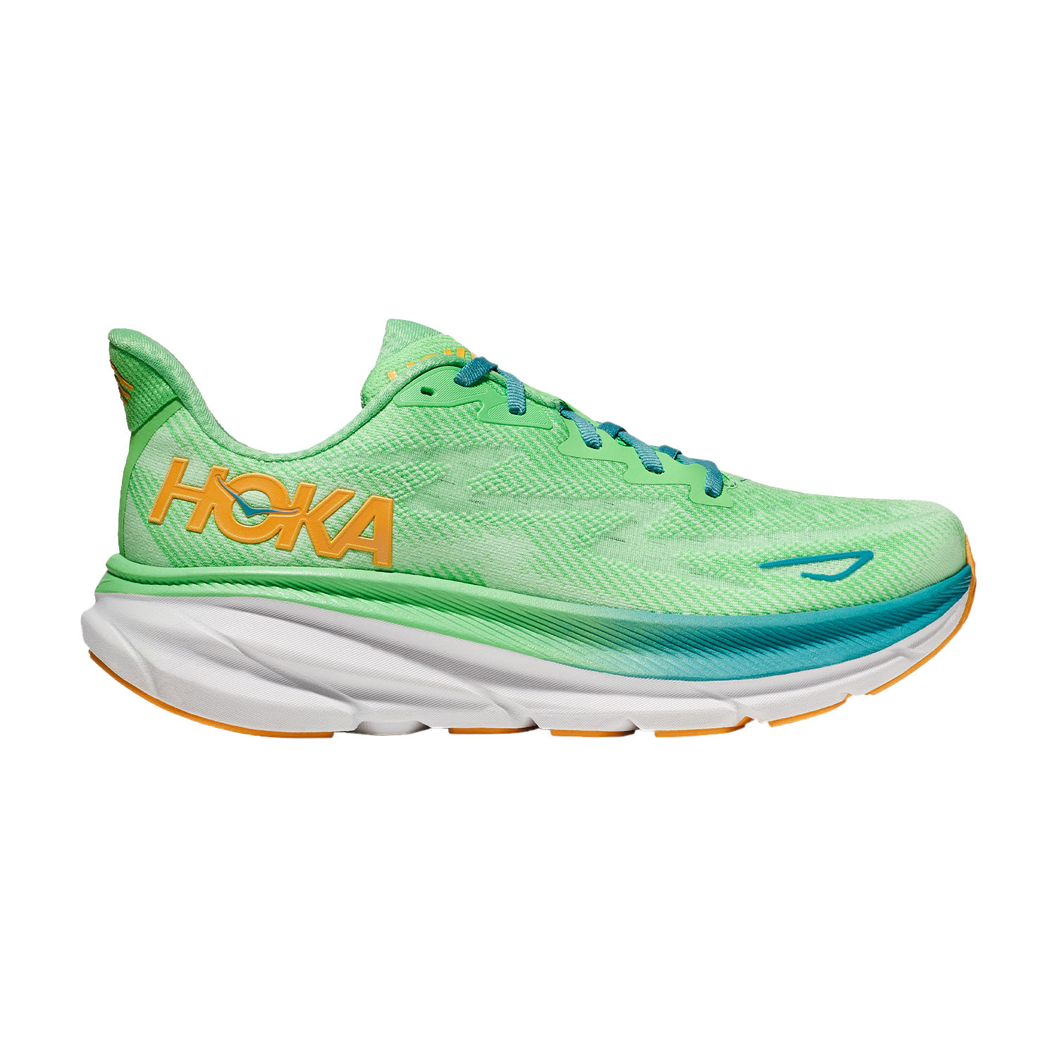 Hoka Clifton 9 Zest/Lime Glow
