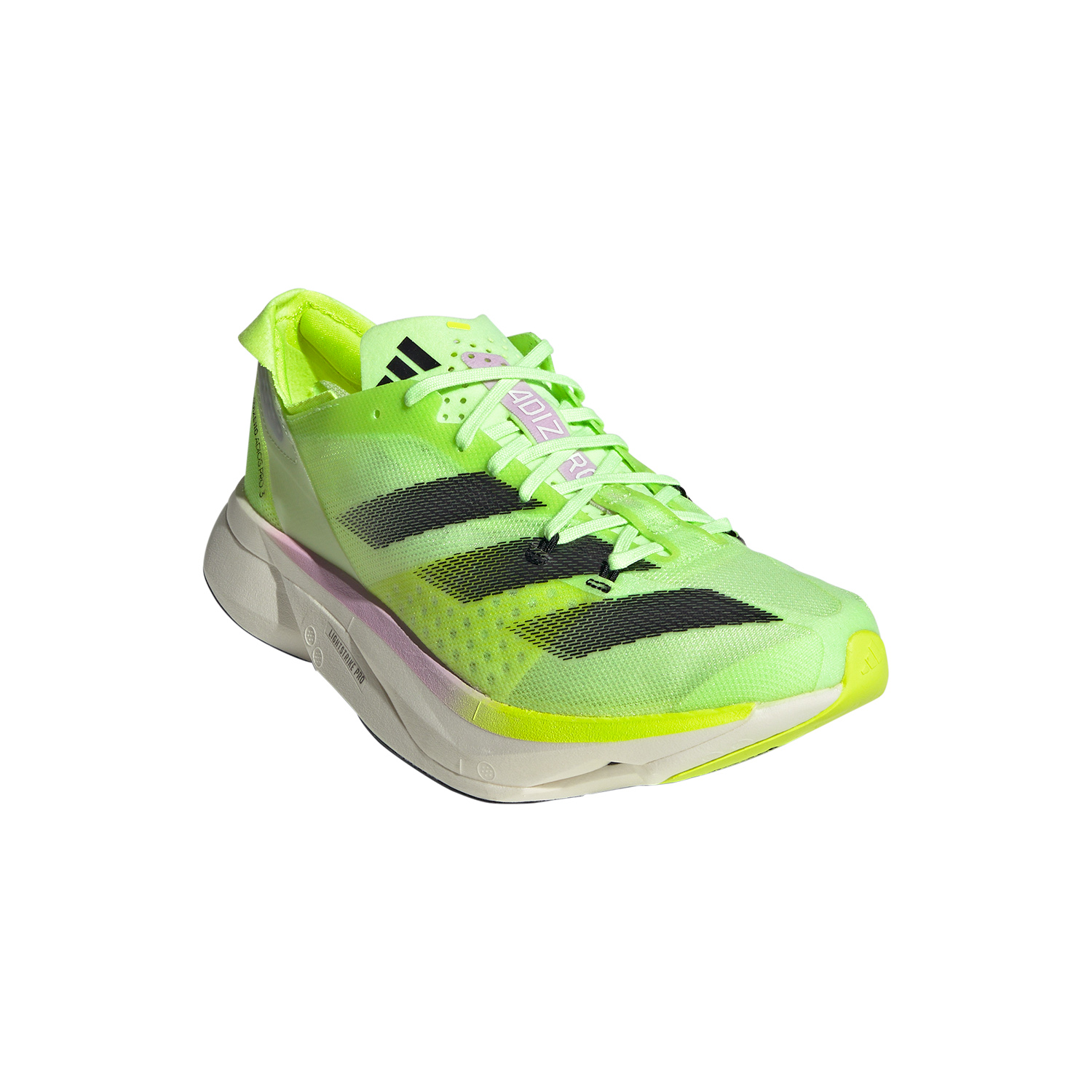 adidas Adizero Adios Pro 3 Aurora Black/Zero Metalic/Lucid Lemon