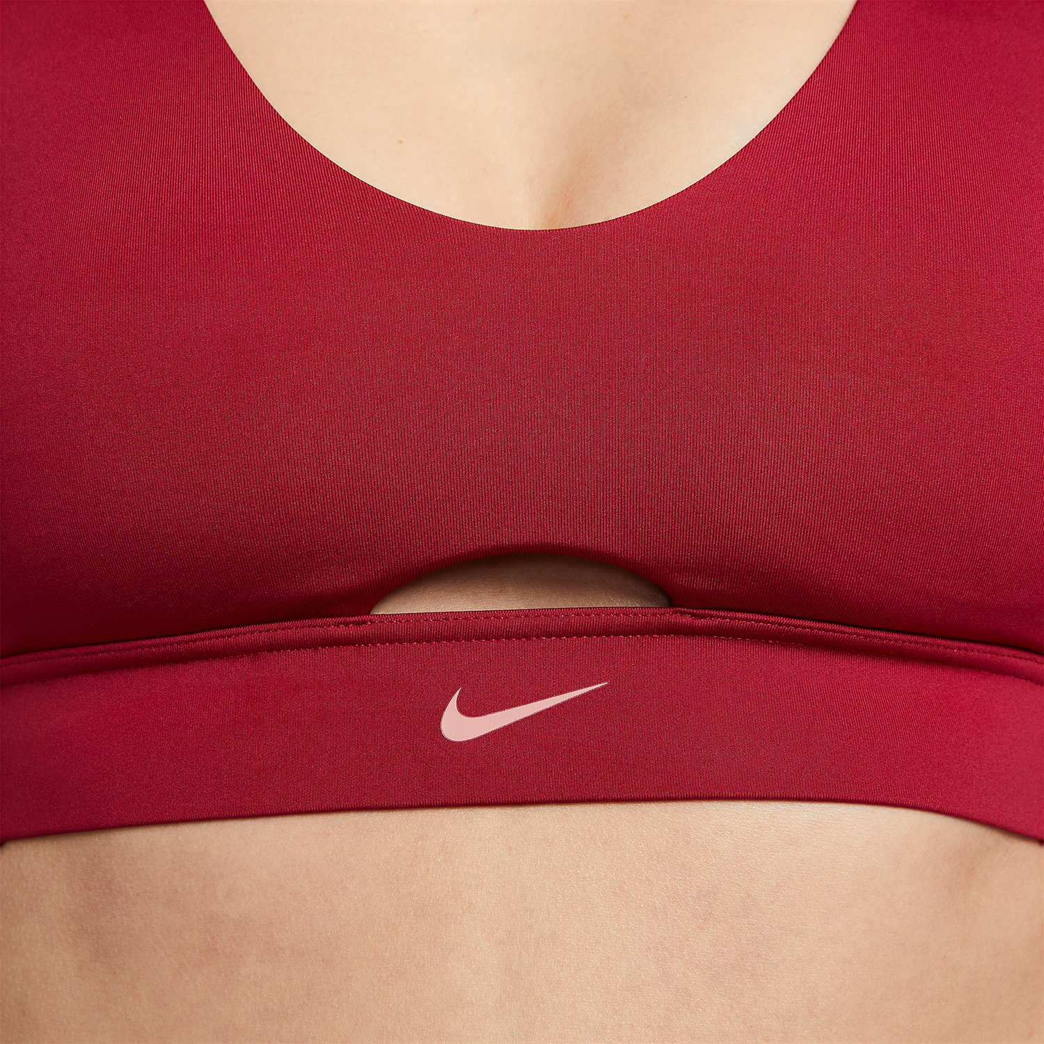 Nike Dri-FIT Indy Reggiseno Sportivo Noble Red/Red Stardust