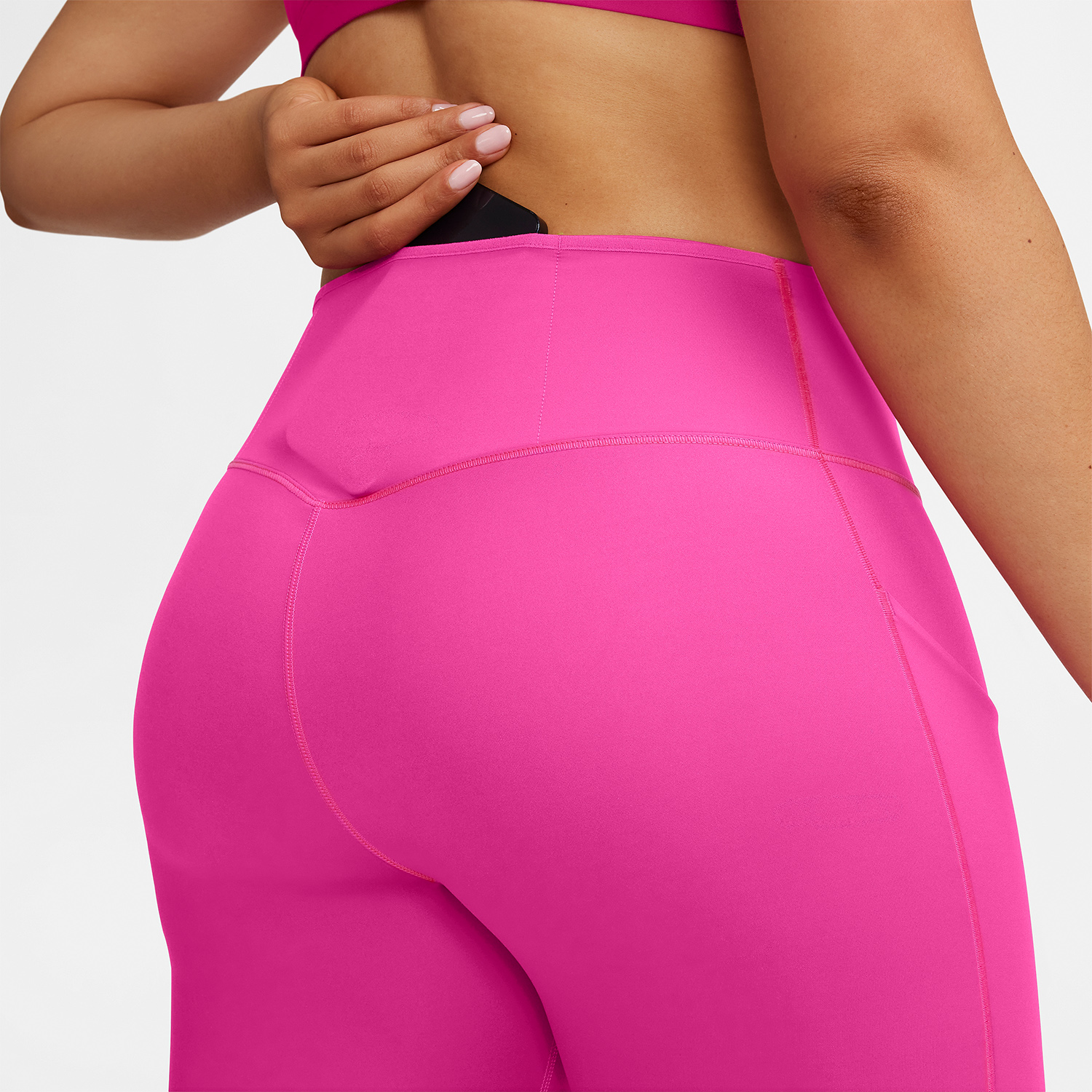 Nike Go Swoosh Tights Fireberry/Black