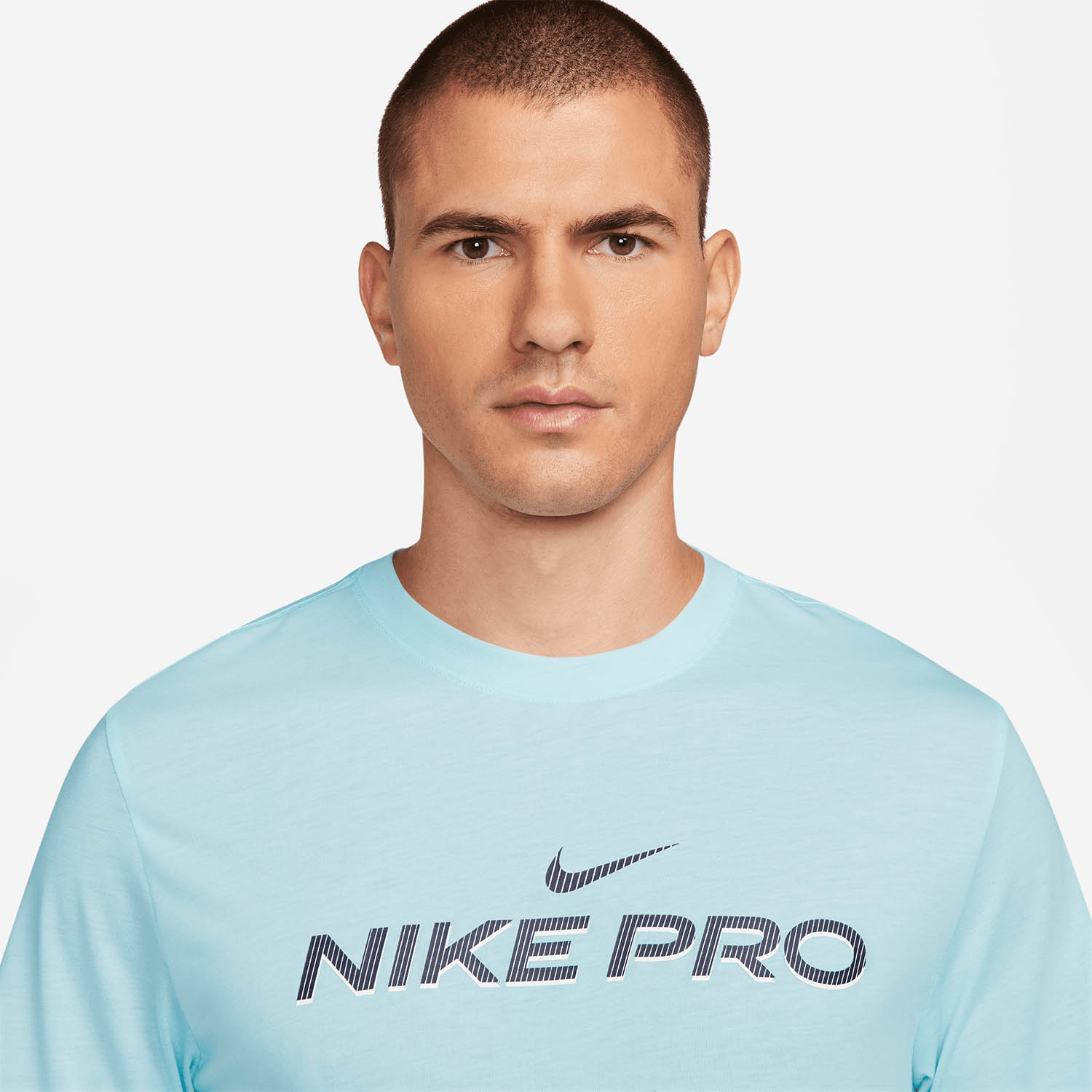 Nike Pro Fitness Maglietta Glacier Blue