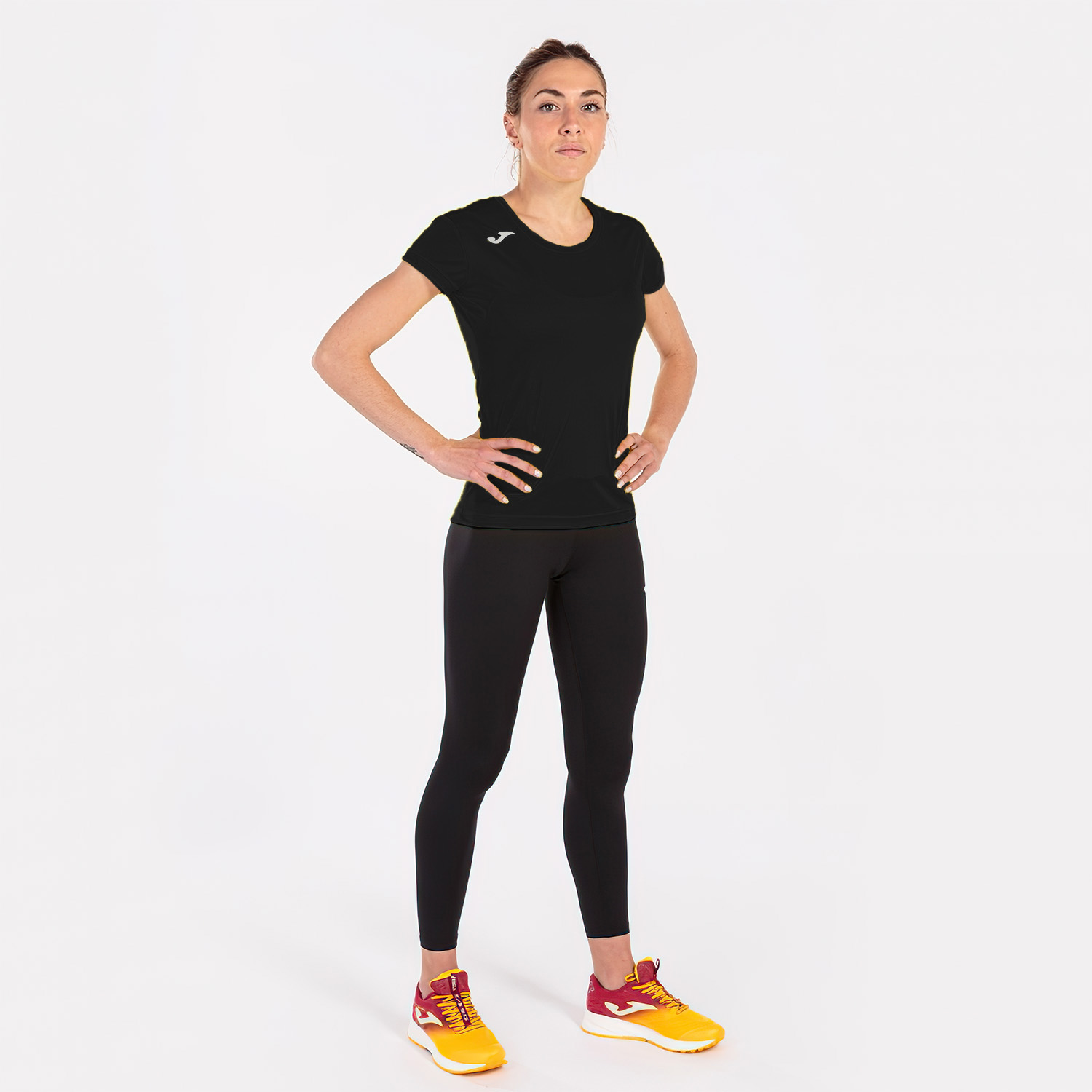 Joma Record II Maglietta Black