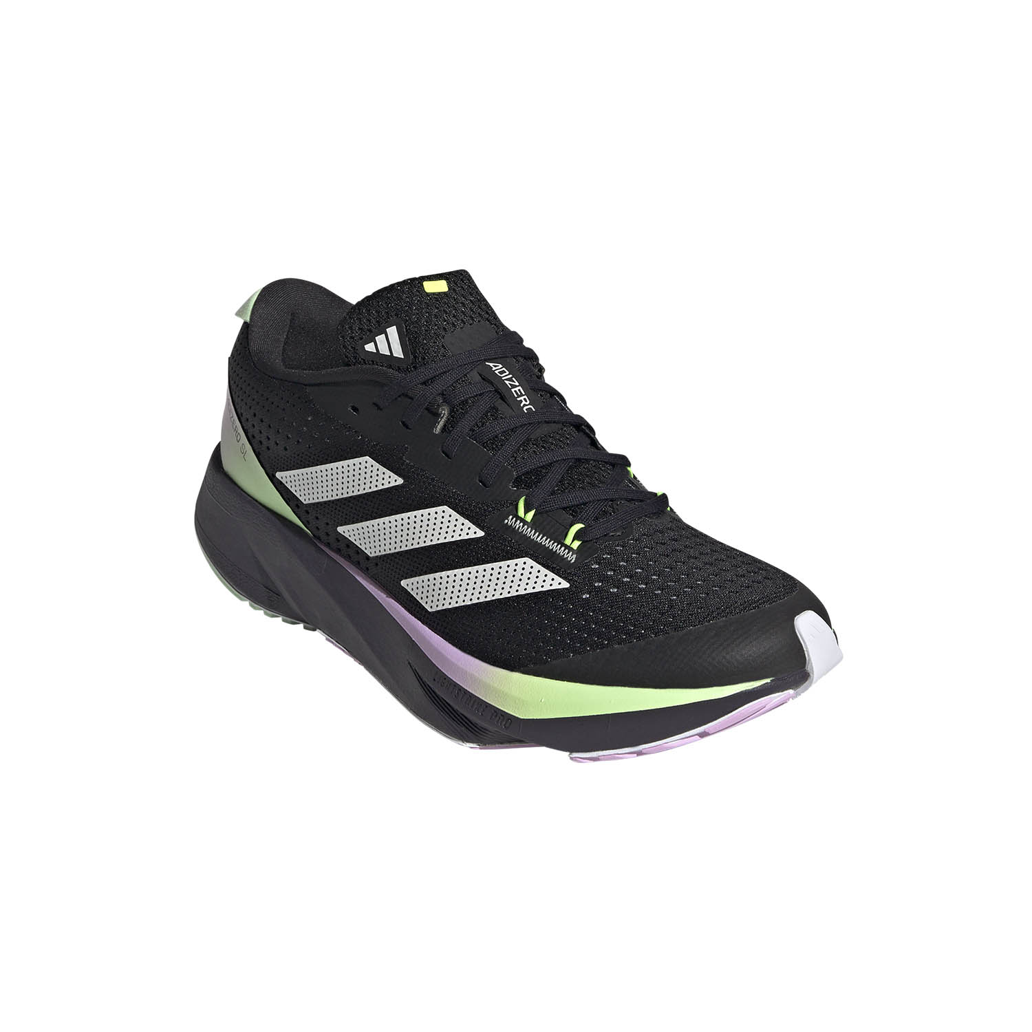 adidas adizero SL Core Black/Zero Metallic/Green Spark