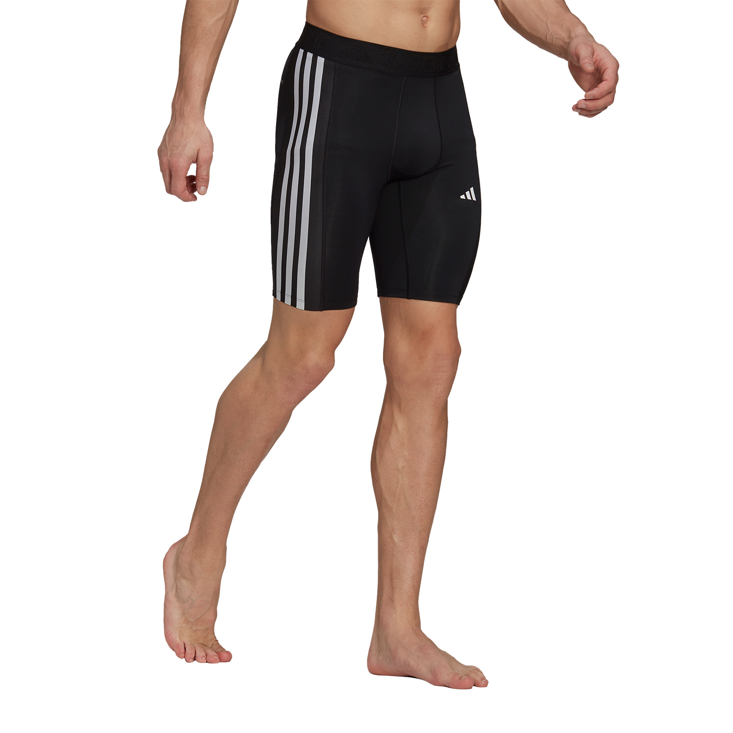 adidas 3 Stripes Calzamaglia Corta Black