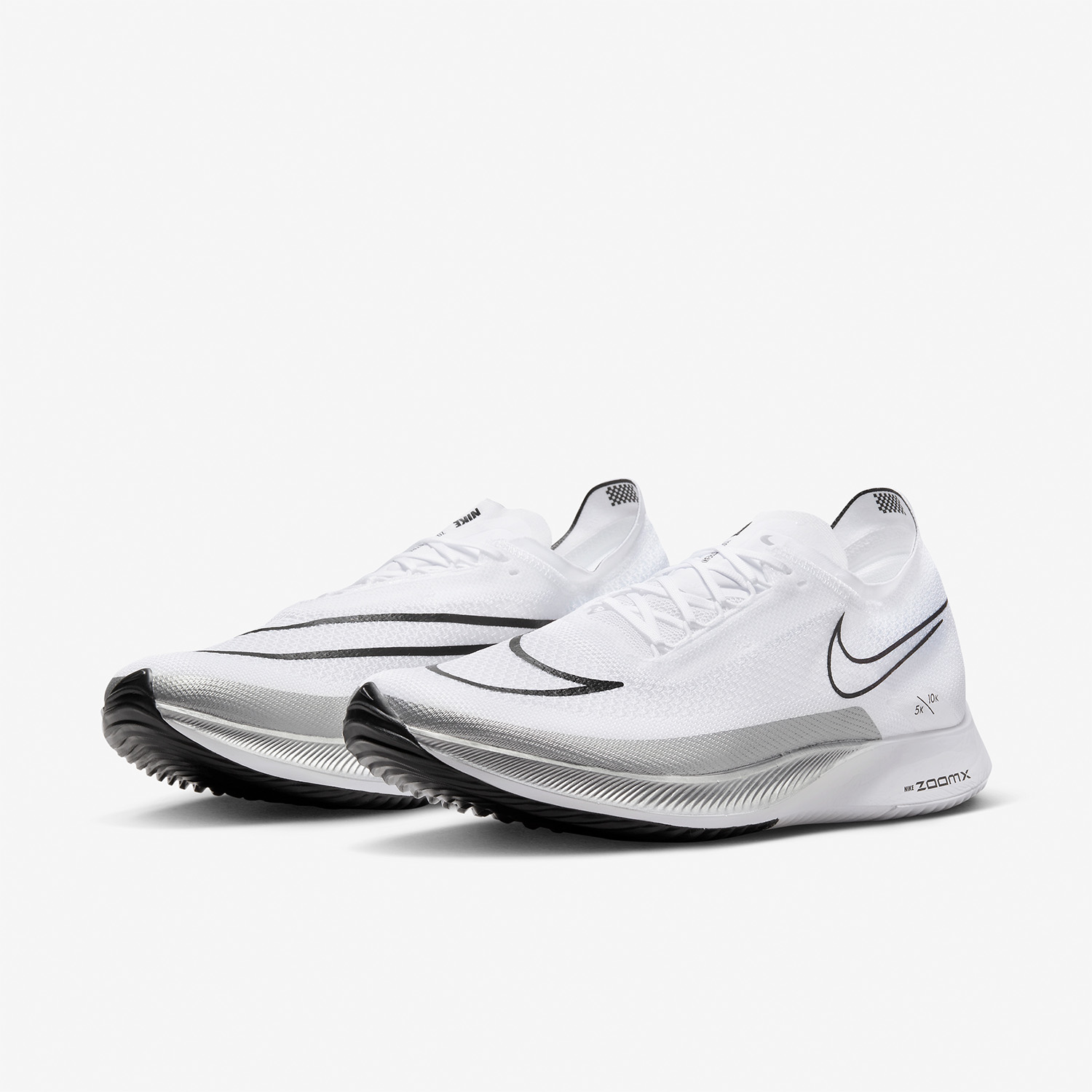 Nike ZoomX Streakfly White/Black/Metallic Silver