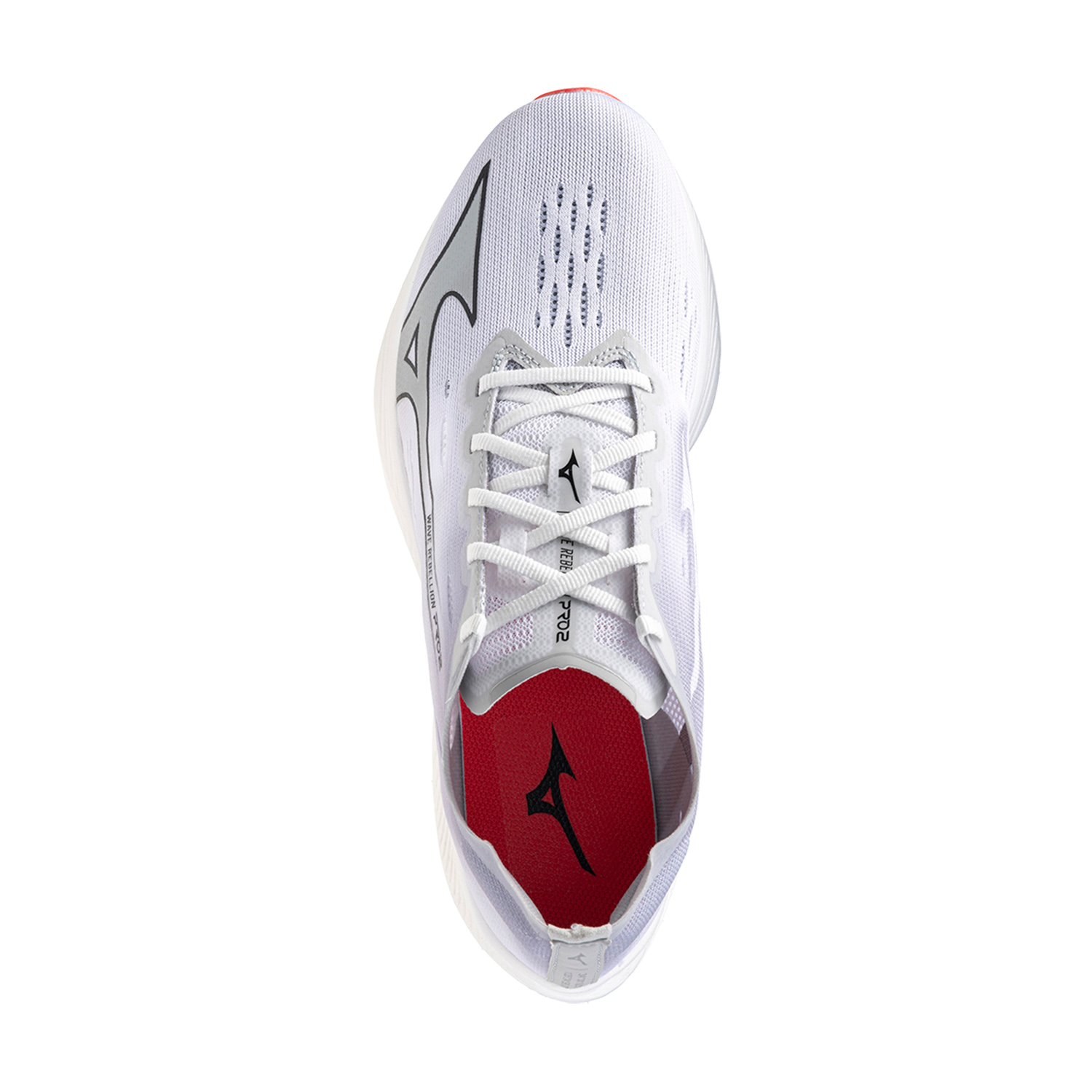 Mizuno Wave Rebellion Pro 2 White/Harbor Mist/Cayenne