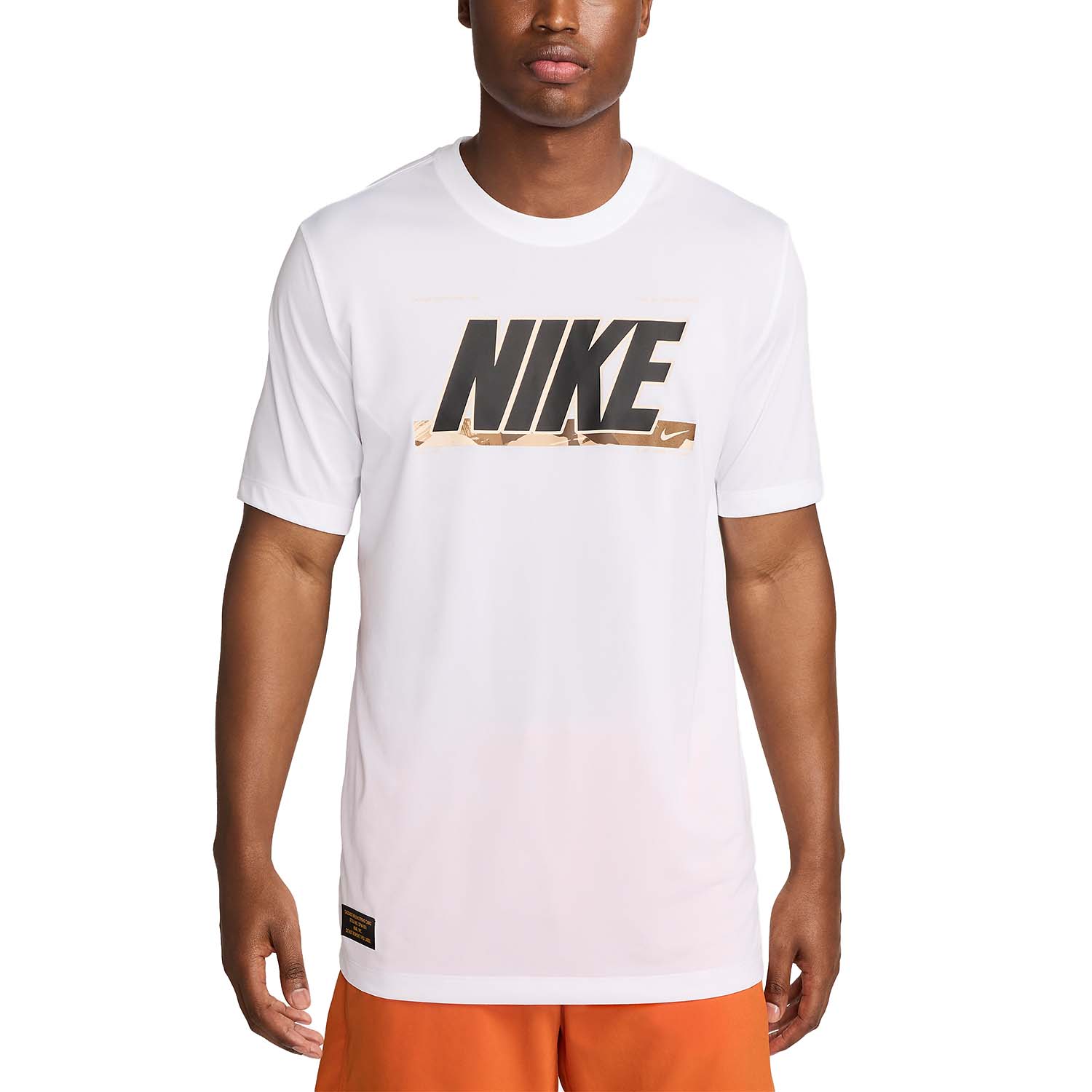 Nike Dri-FIT Camo Maglietta White
