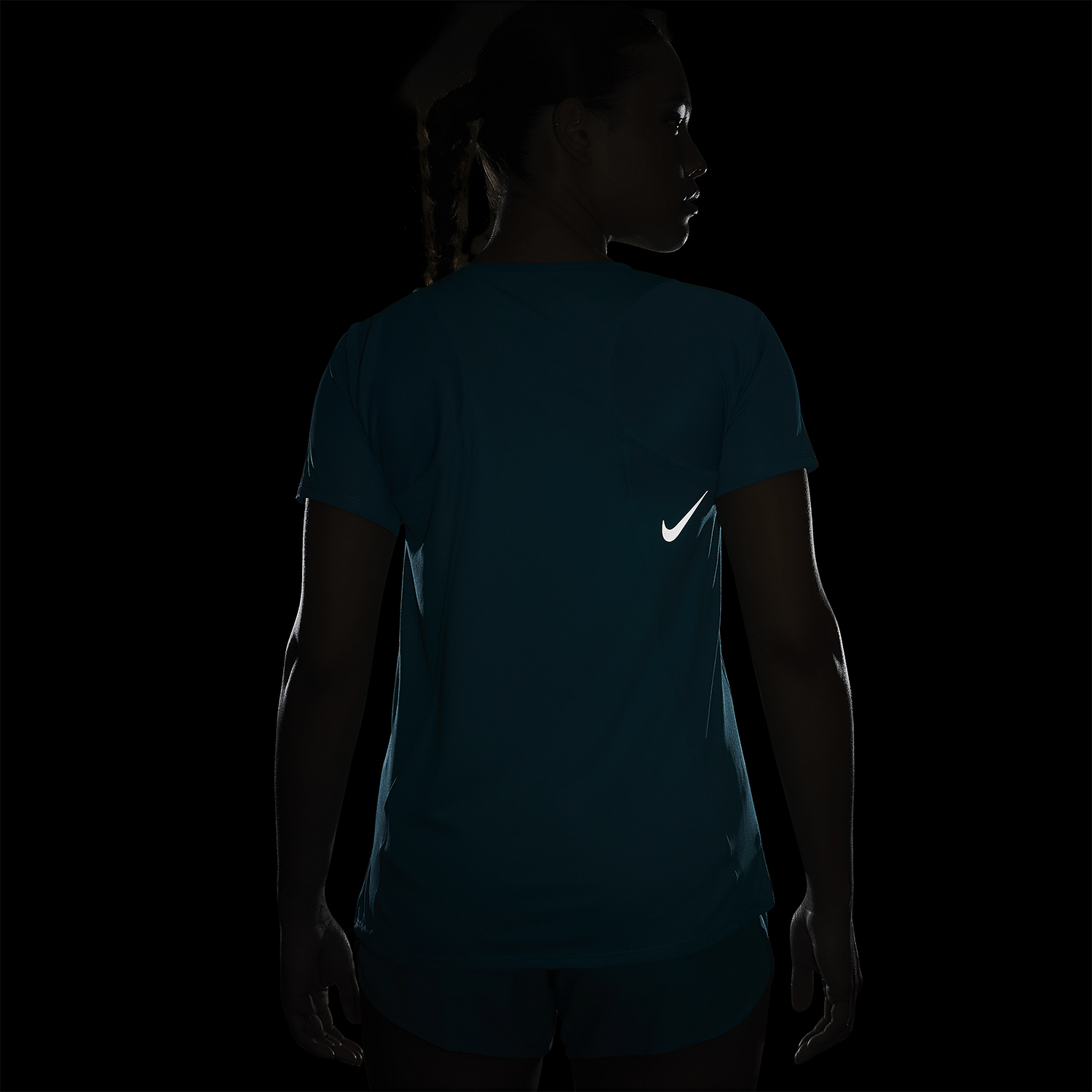 Nike Dri-FIT Race Maglietta Rapid Teal/Reflective Silver