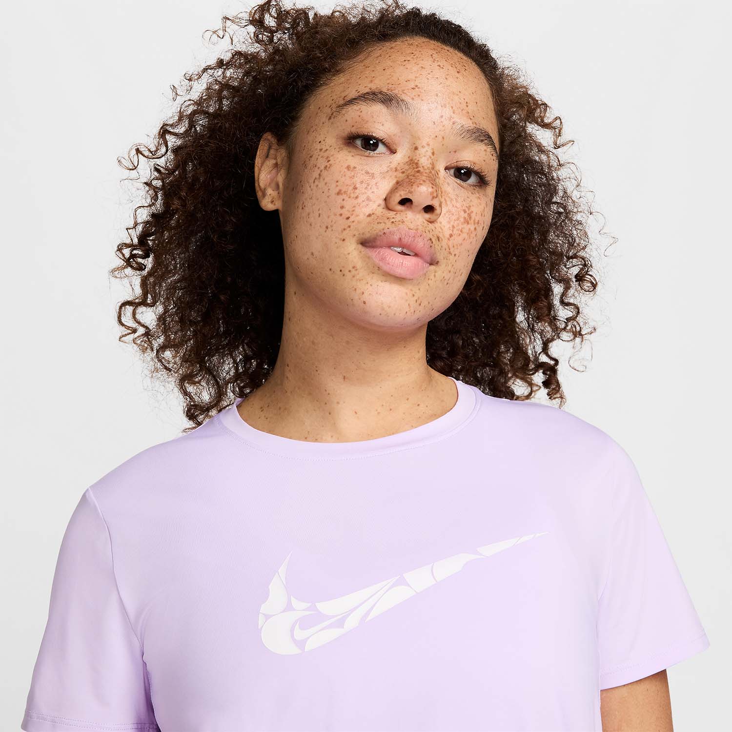 Nike One Swoosh Maglietta Lilac Bloom/White