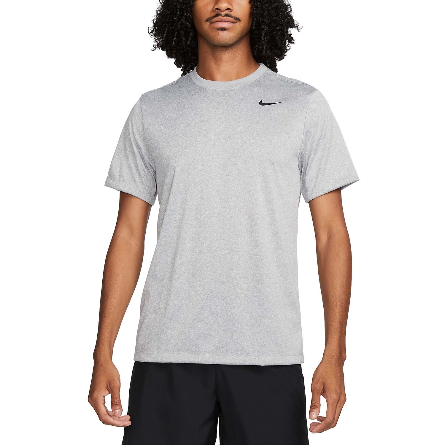 Nike Dri-FIT Legend Maglietta Tumbled Grey/FLT Silver/Heather/Black