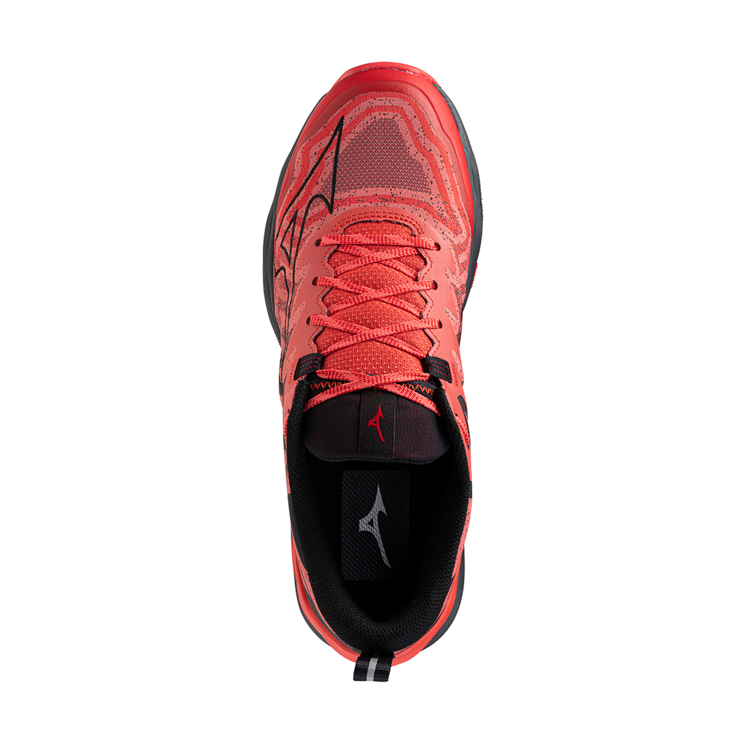 Mizuno Wave Daichi 8 Cayenne/Black/High Risk Red