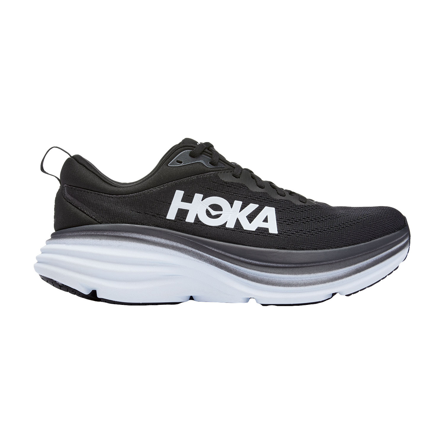 Hoka Bondi 8 Wide Black/White