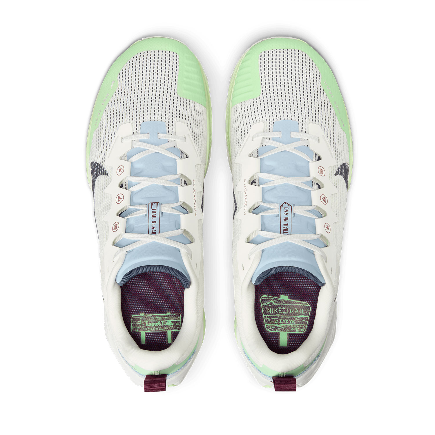 Nike React Wildhorse 8 Summit White/Thunder Blue/Vapor Green