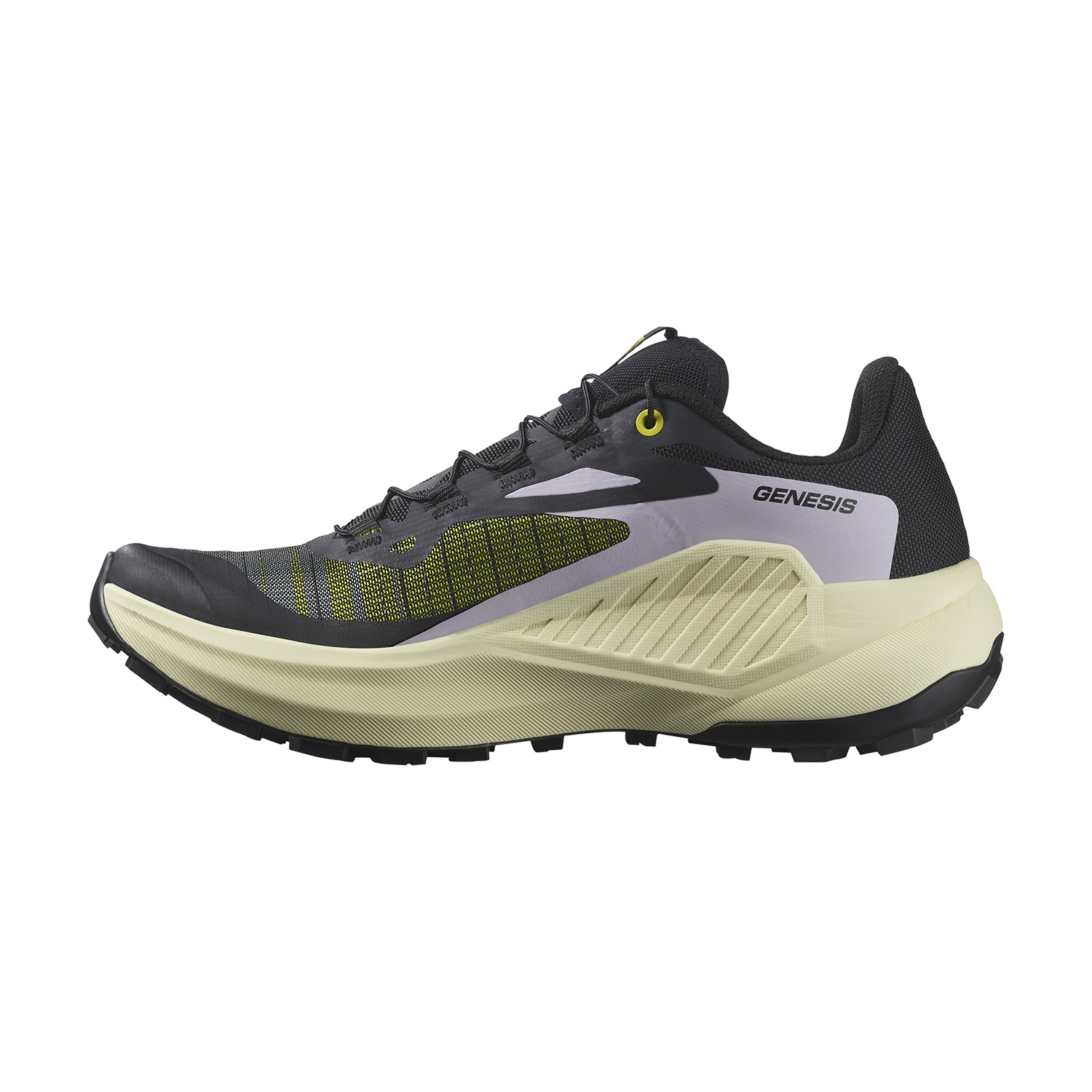 Salomon Genesis Black/Sulphur Spring/Orchid Petal