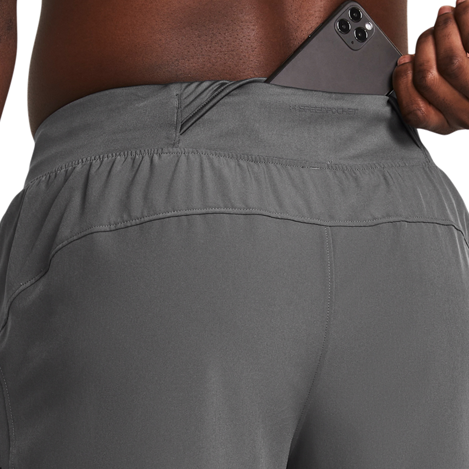 Under Armour Launch Elite 5in Pantaloncini Castlerock/Reflective