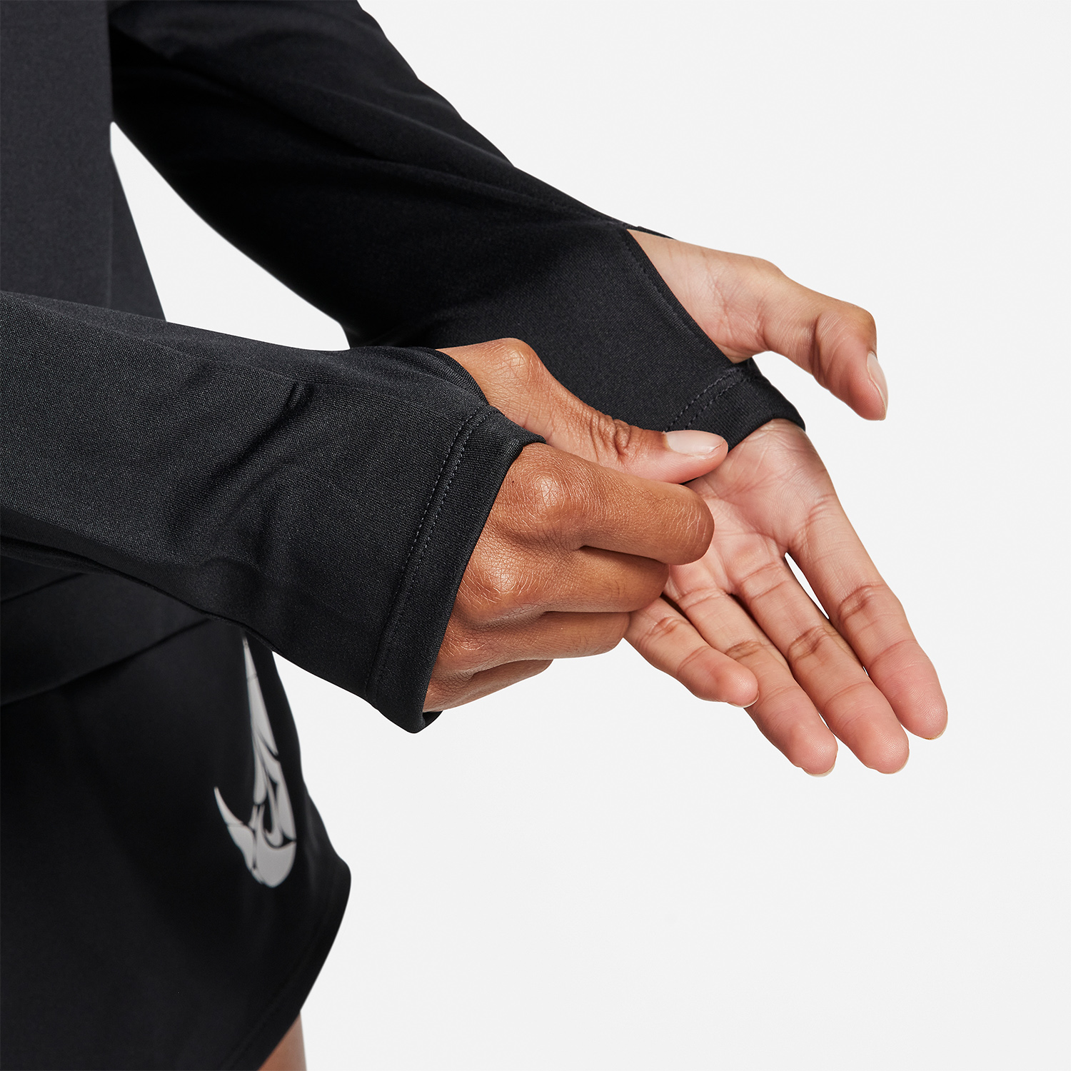 Nike Swoosh Maglia Black/White