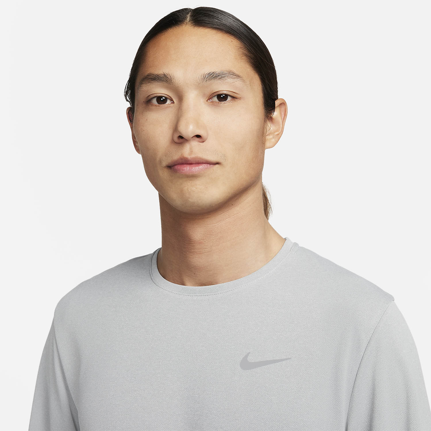Nike Dri-FIT UV Miler Maglia Grey Fog/Particle Grey/Reflective Silver