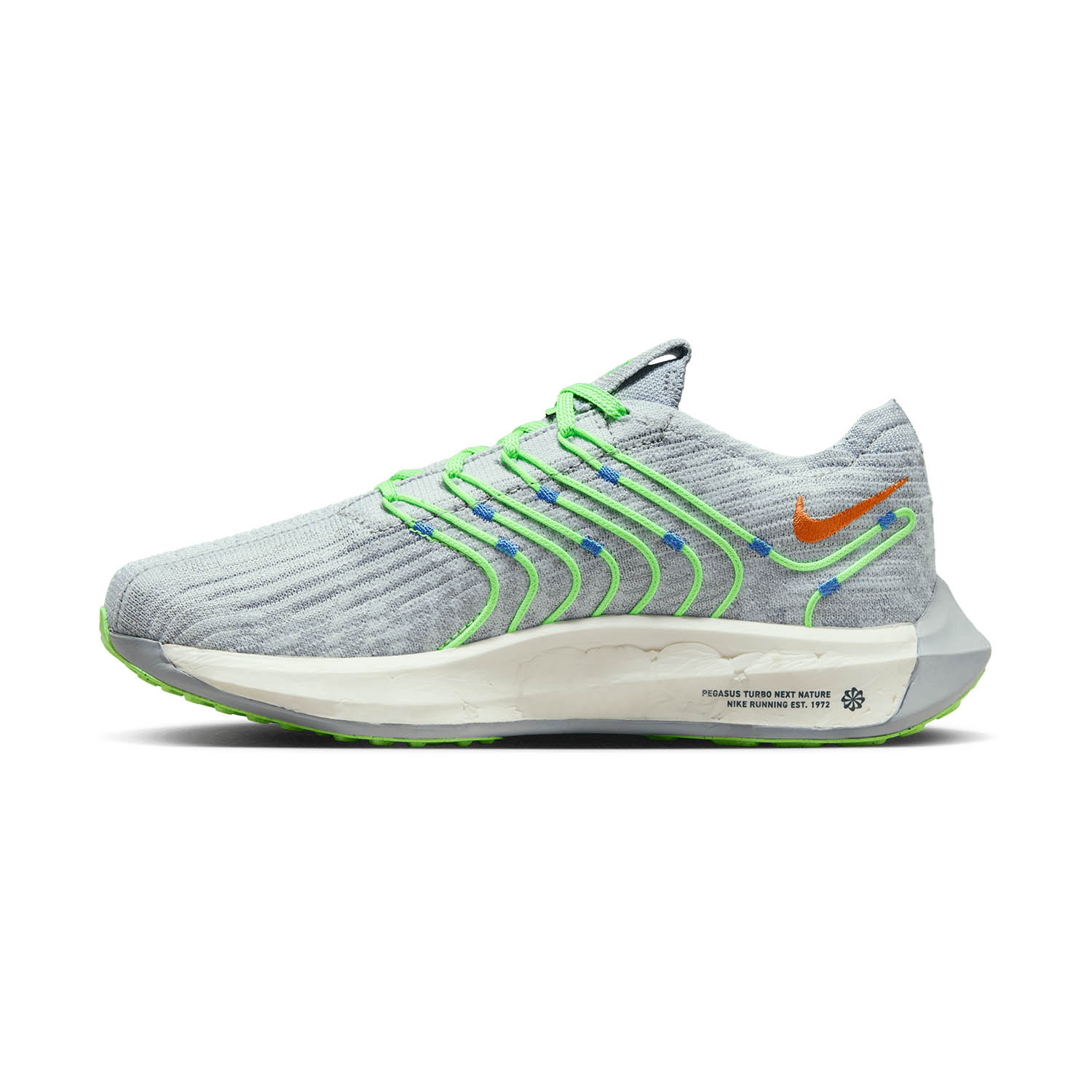 Nike Pegasus Turbo Next Nature Pure Platinum/Bright Mandarin/Wolf Grey