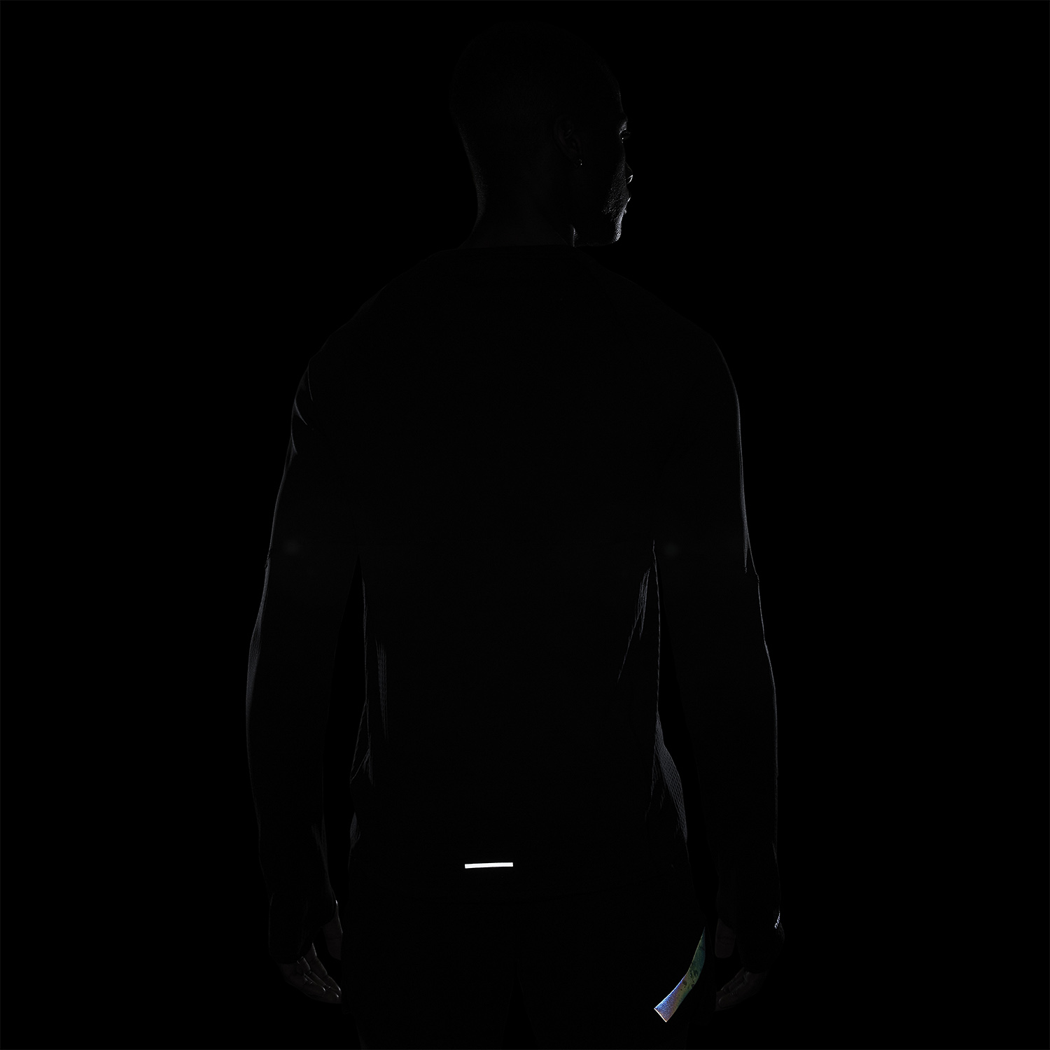 Nike Therma-FIT Crew Maglia Black/Reflective Silver