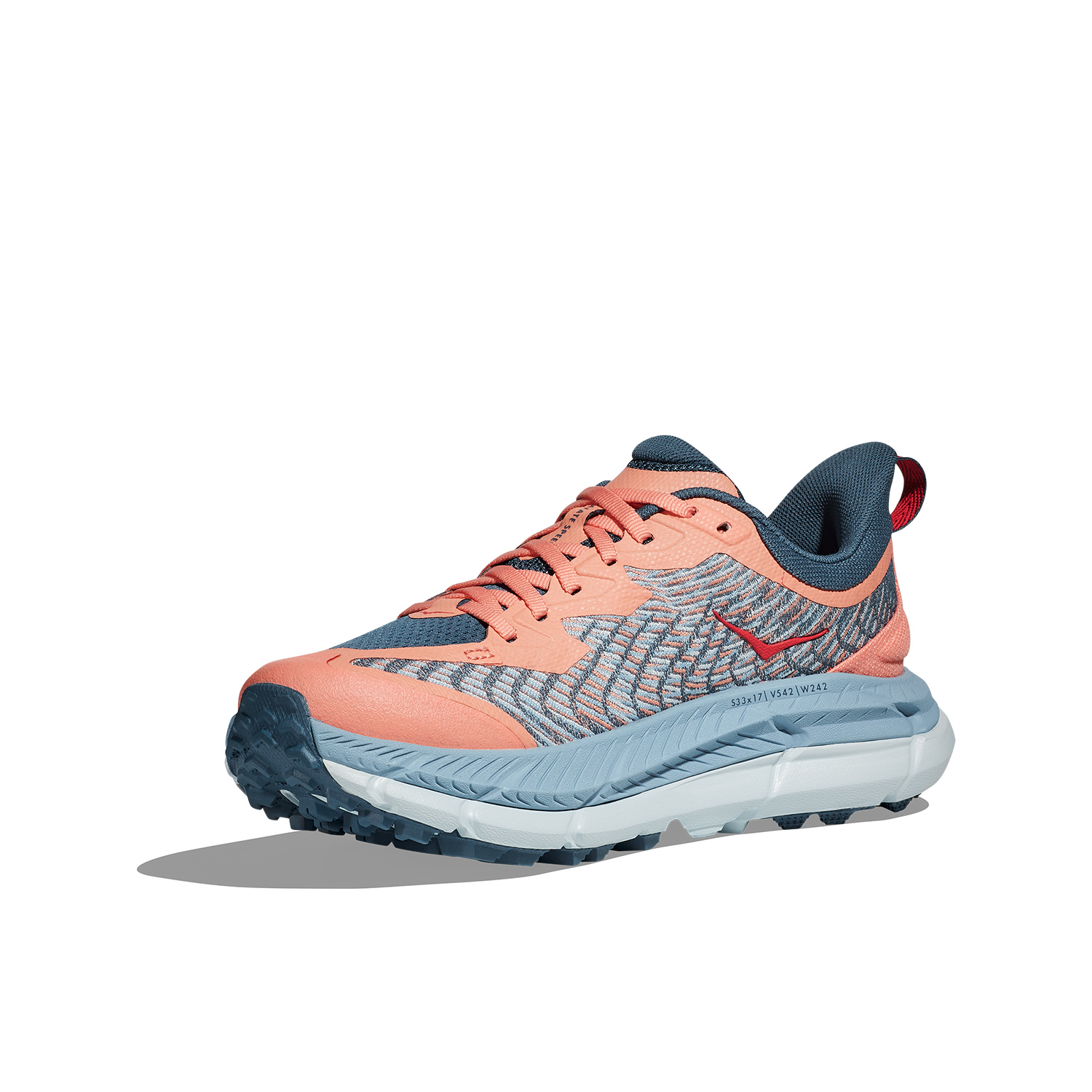 Hoka Mafate Speed 4 Papaya/Real Teal