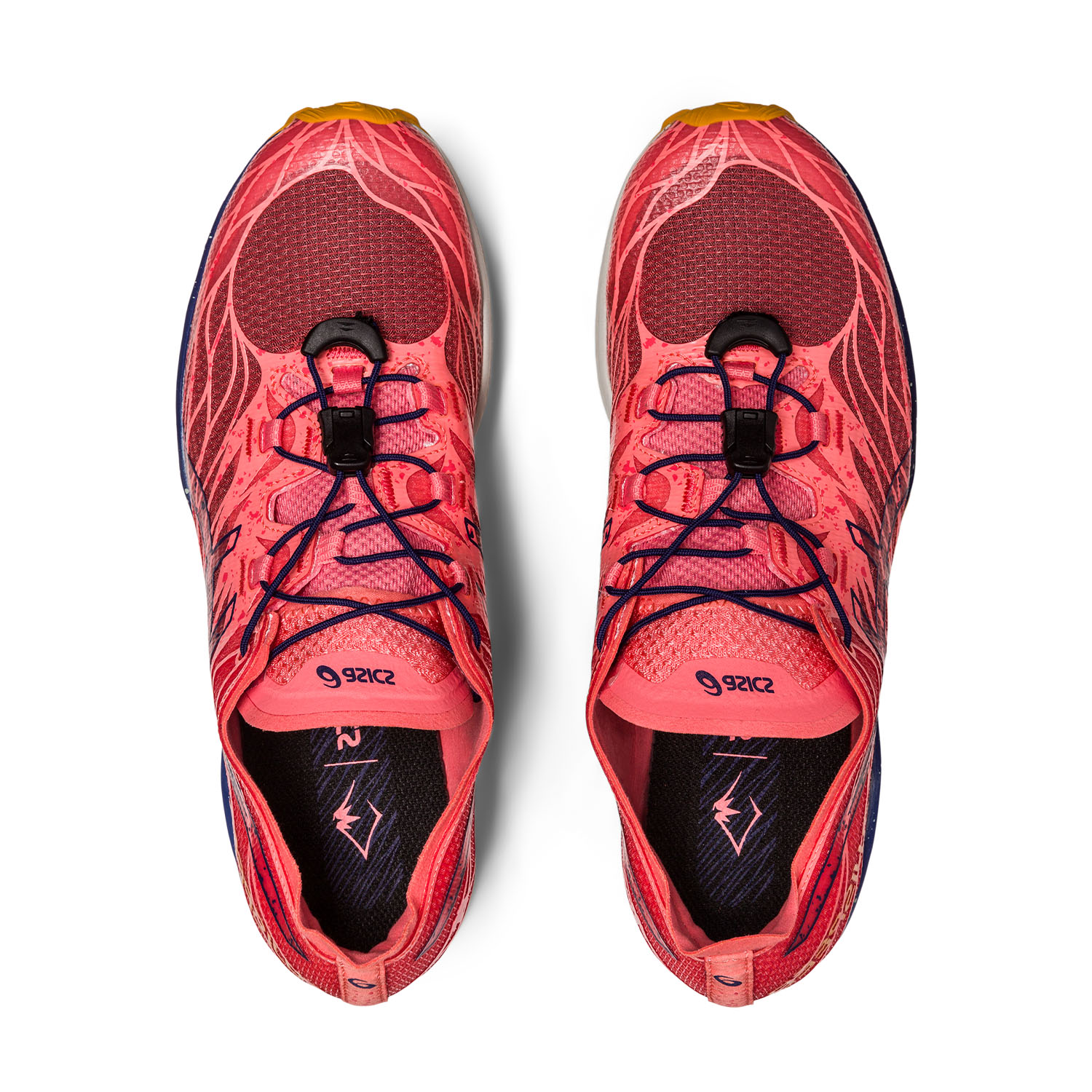 Asics FujiSpeed Papaya/Indigo Blue