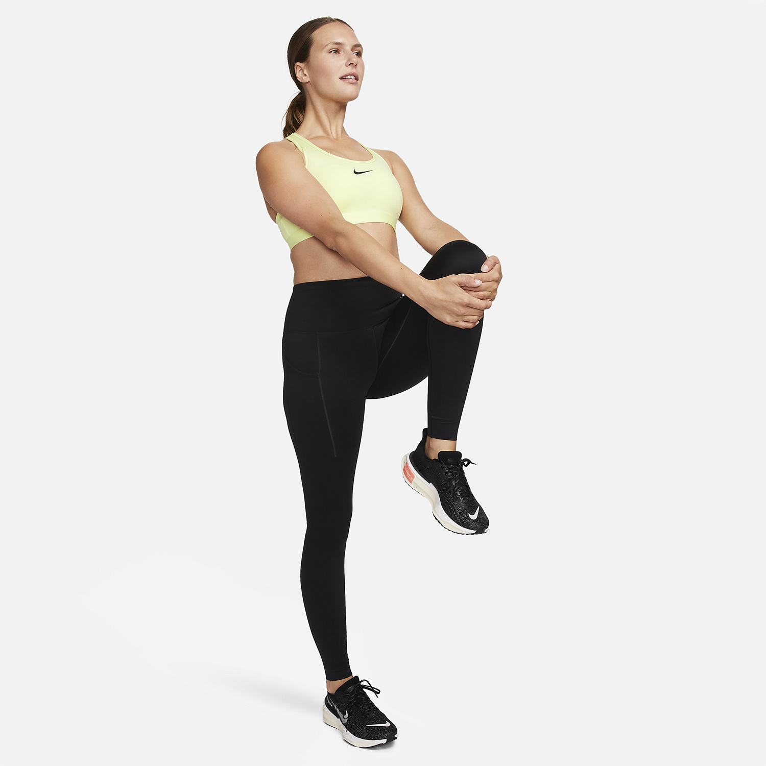 Nike Swoosh Dri-FIT Reggiseno Sportivo Luminous Green/Black