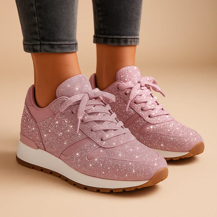 Buca Glitter Sneakers met Pailletten voor Dames