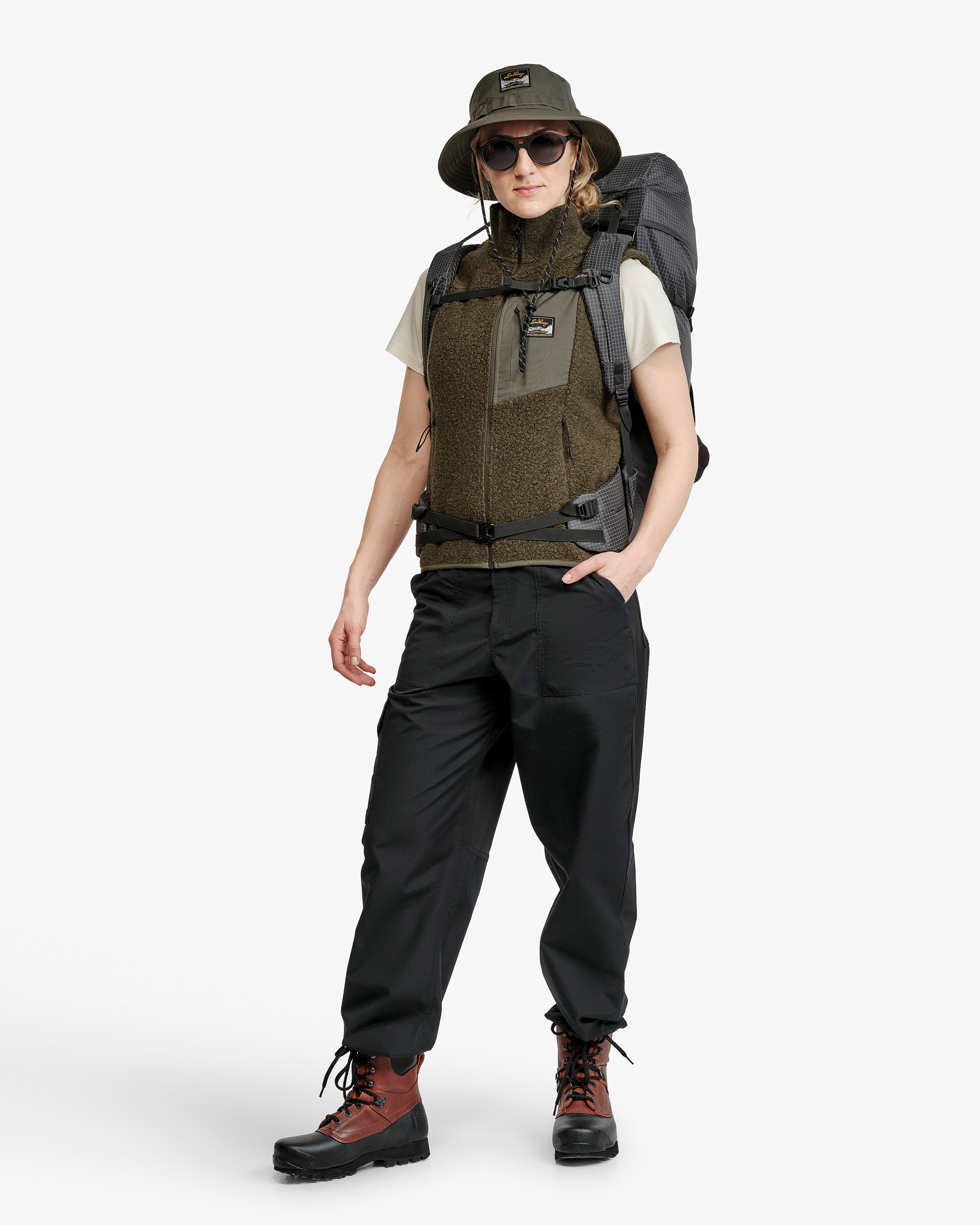 Flok Wool Pile Vest W