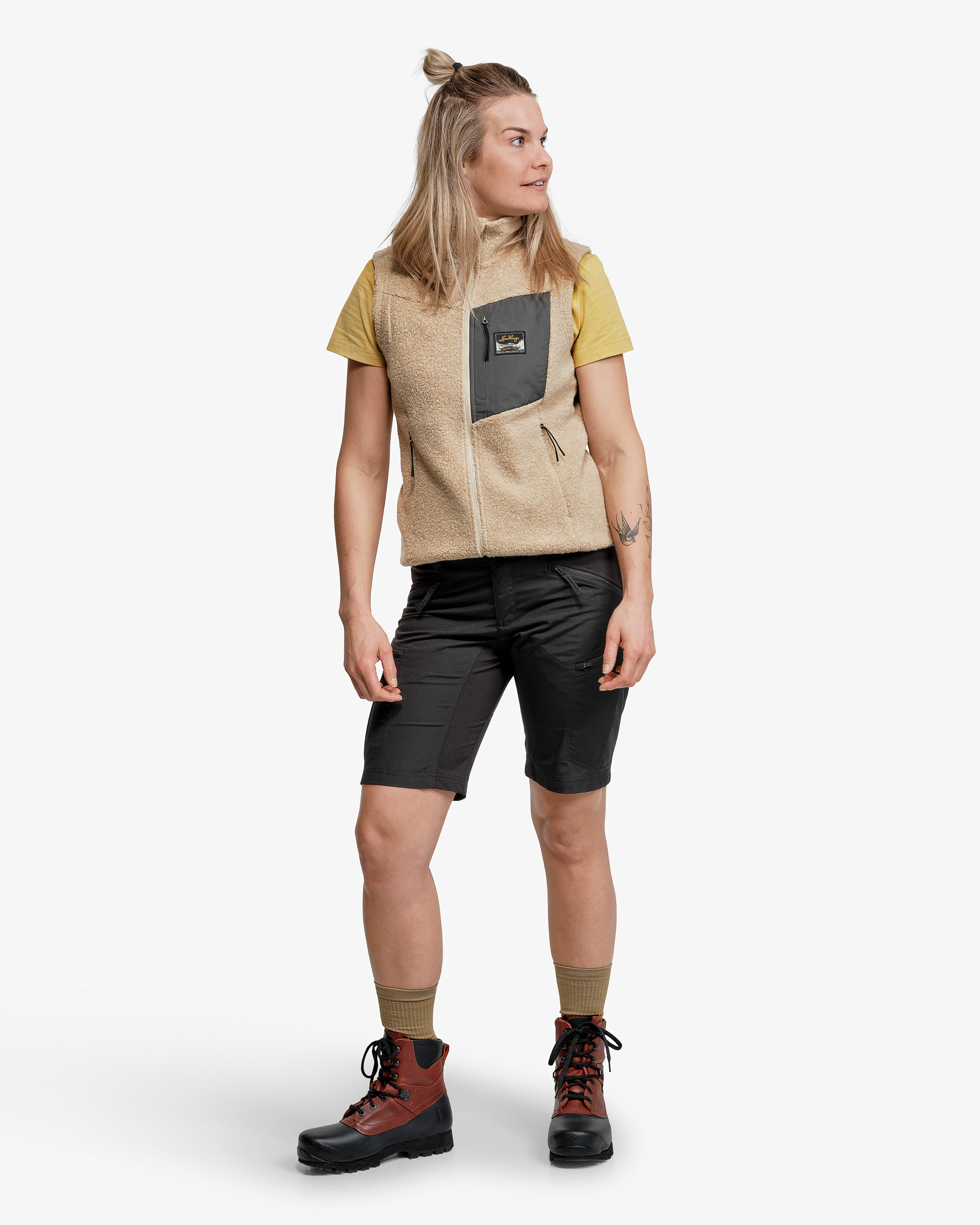 Flok Wool Pile Vest W