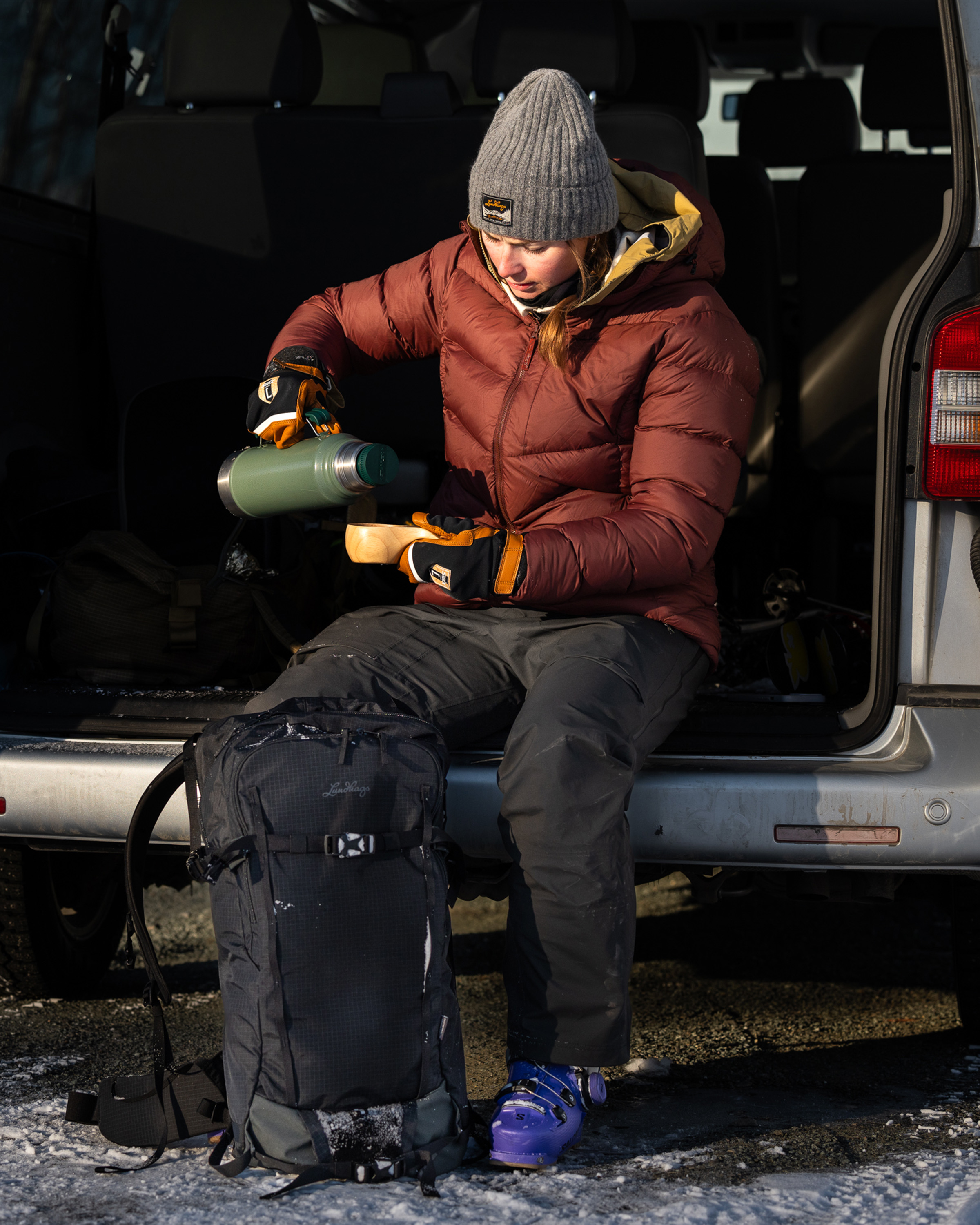 Fulu Down Hooded Jacket W