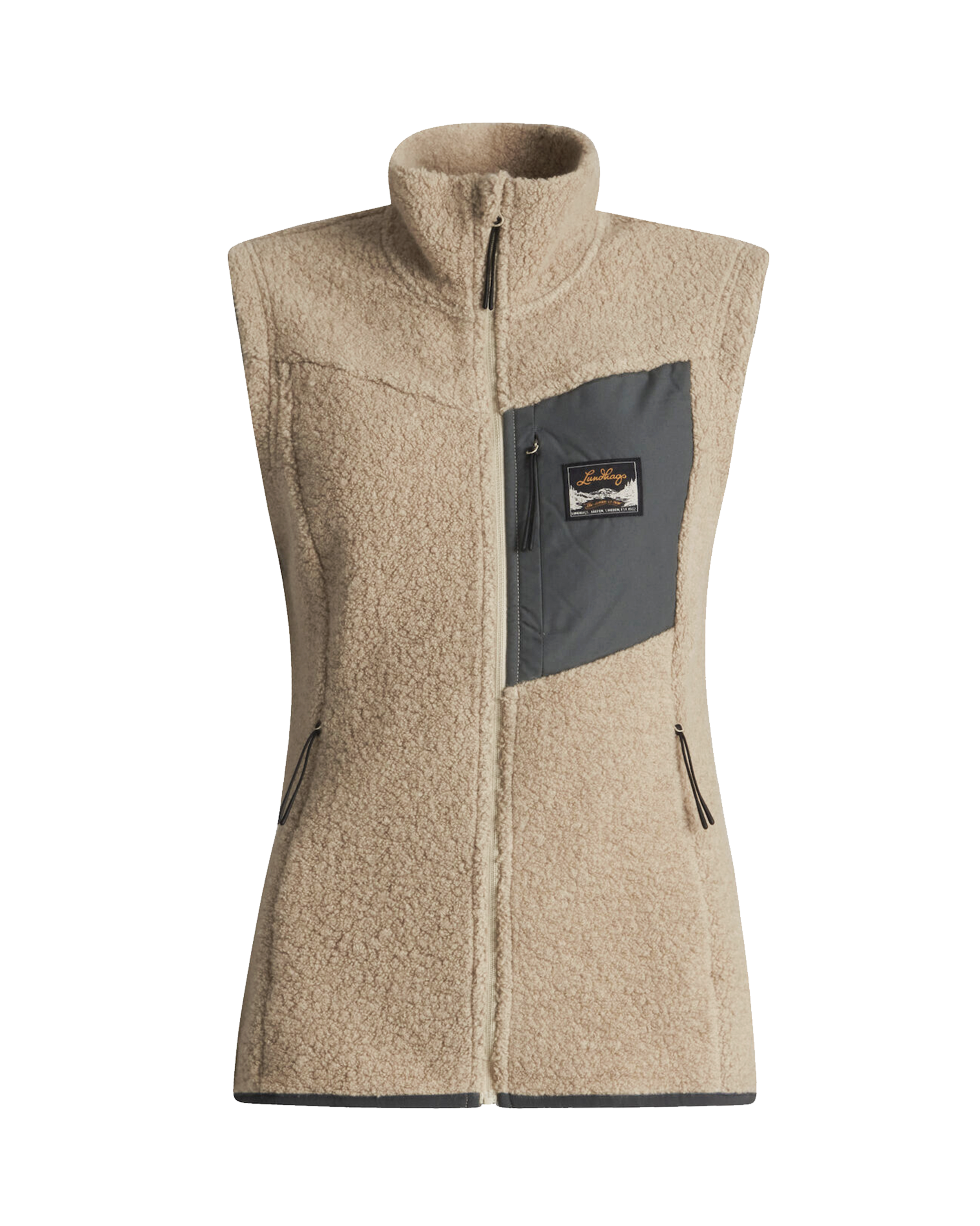 Flok Wool Pile Vest W
