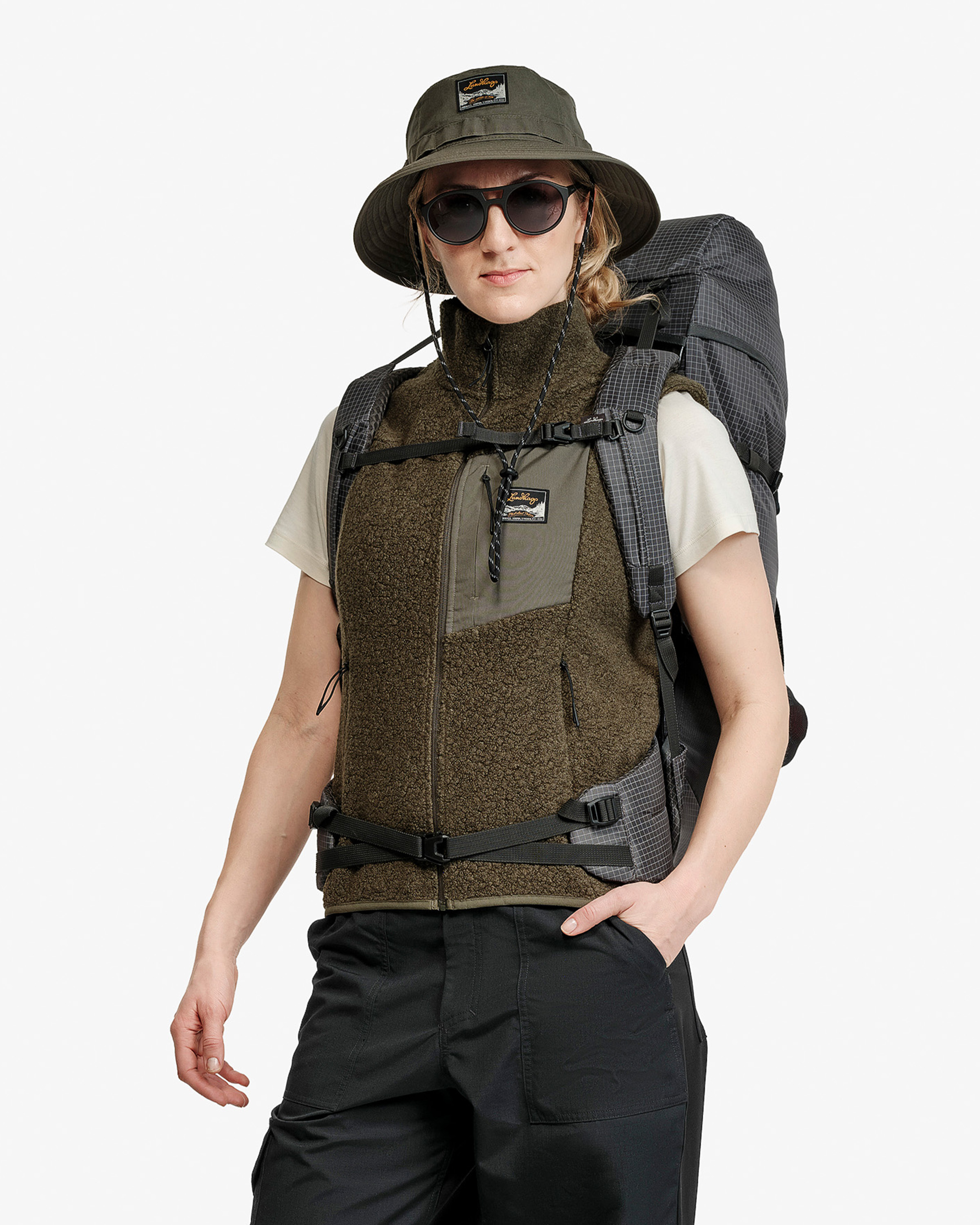 Flok Wool Pile Vest W