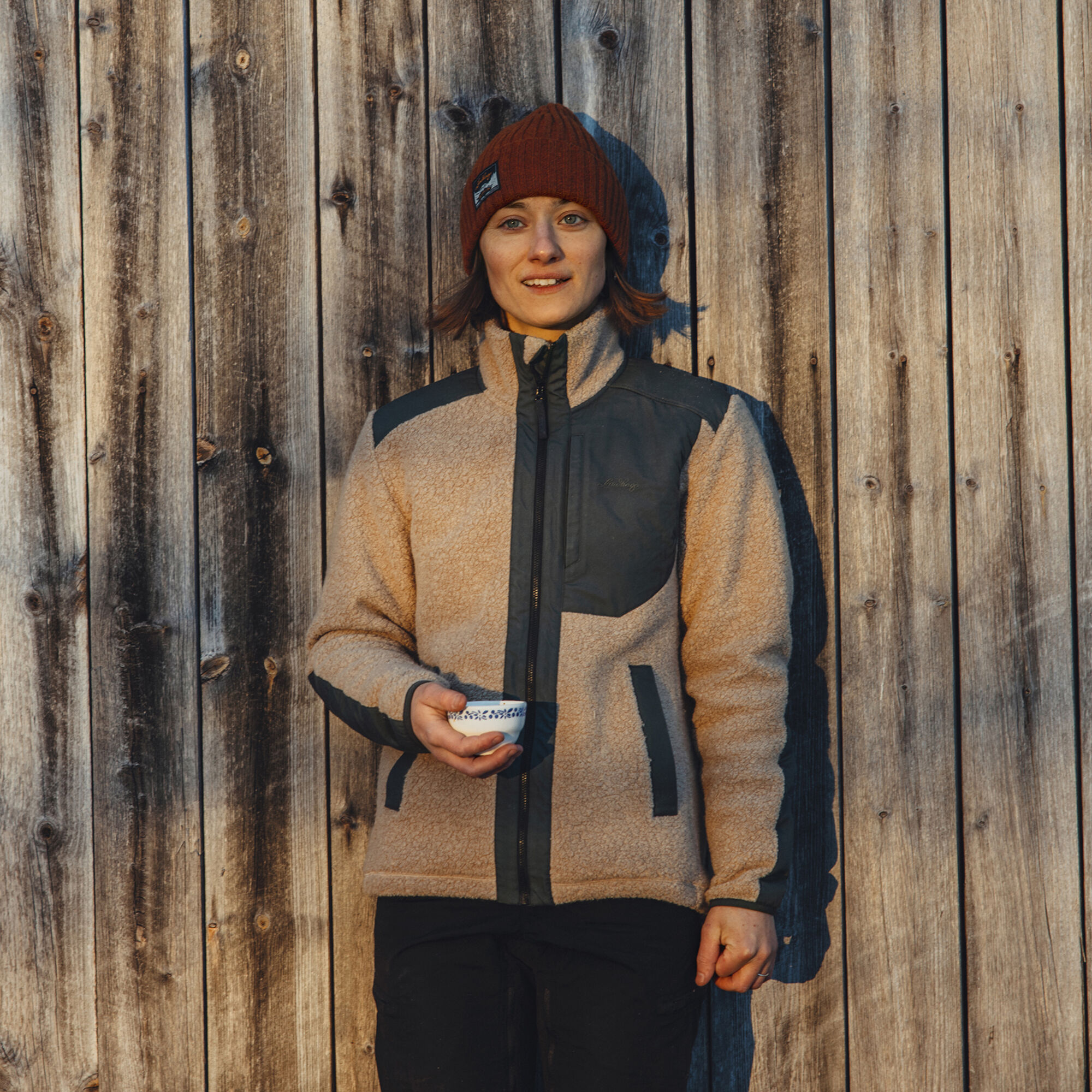 Saruk Wool Pile Mid Full Zip W