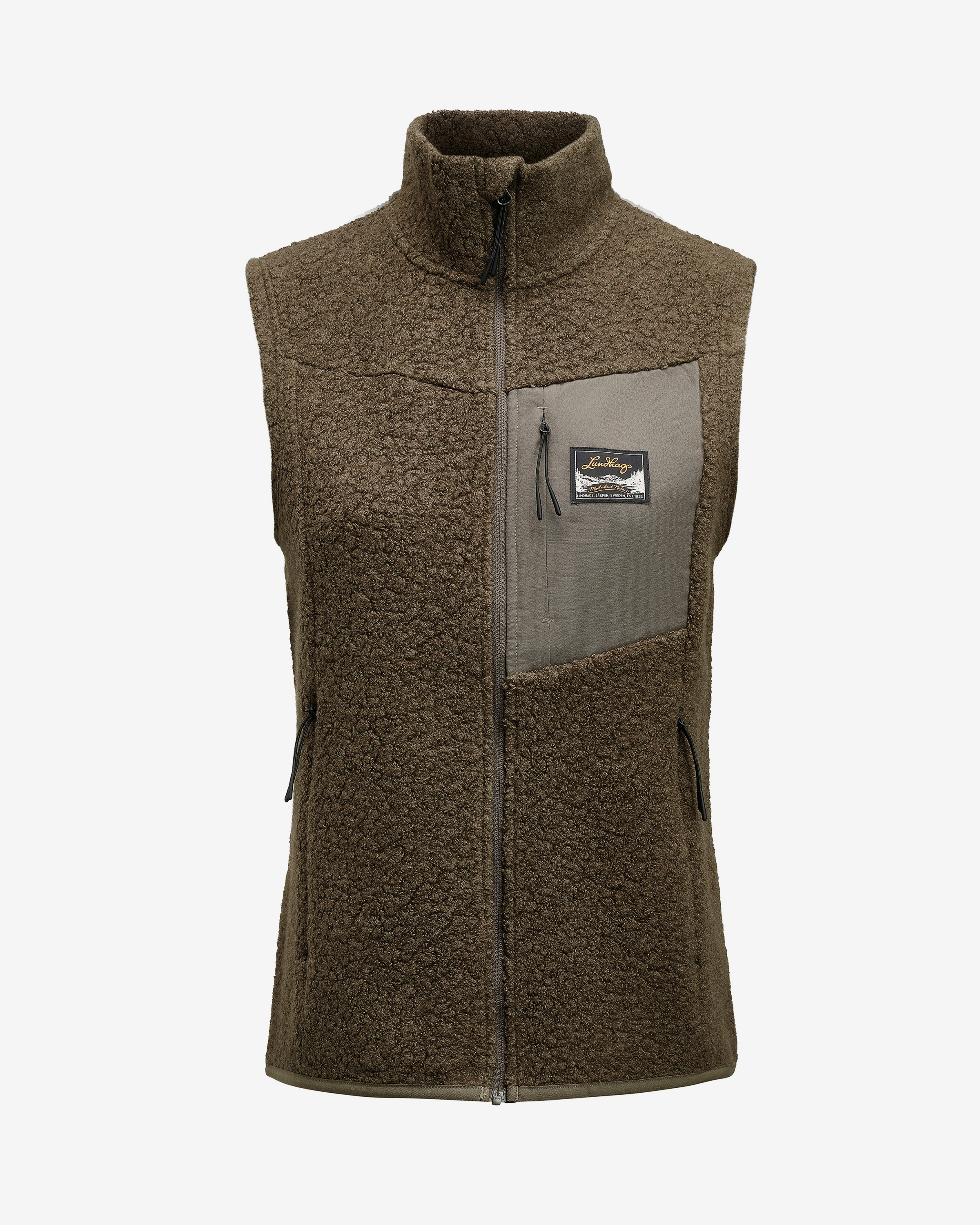 Flok Wool Pile Vest W