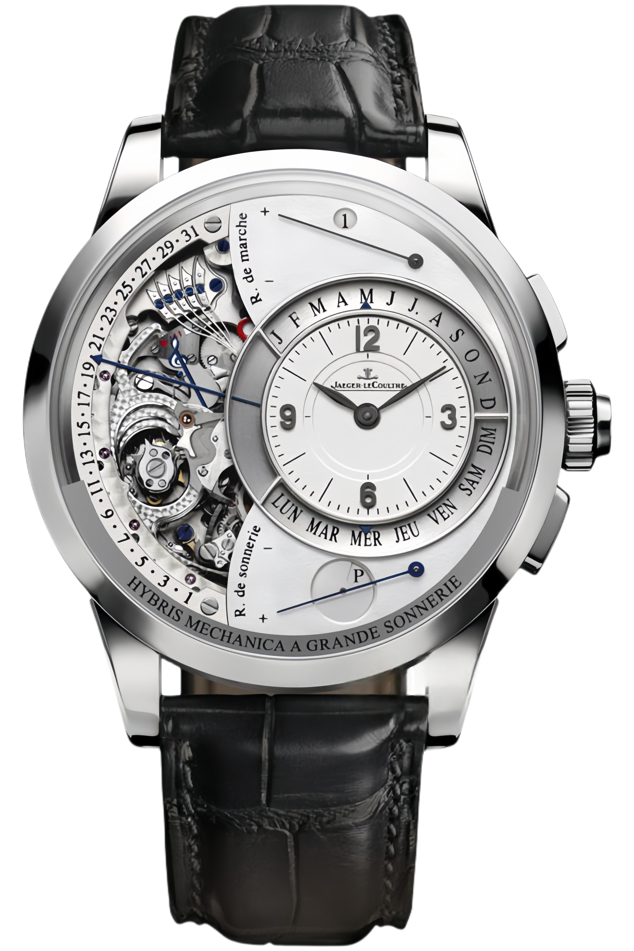 Jaeger‑LeCoultre Master Grande Tradition Ref. 6033420 Super Clone Watch – White Gold Blue Dial Minute Repeater Fake Replica